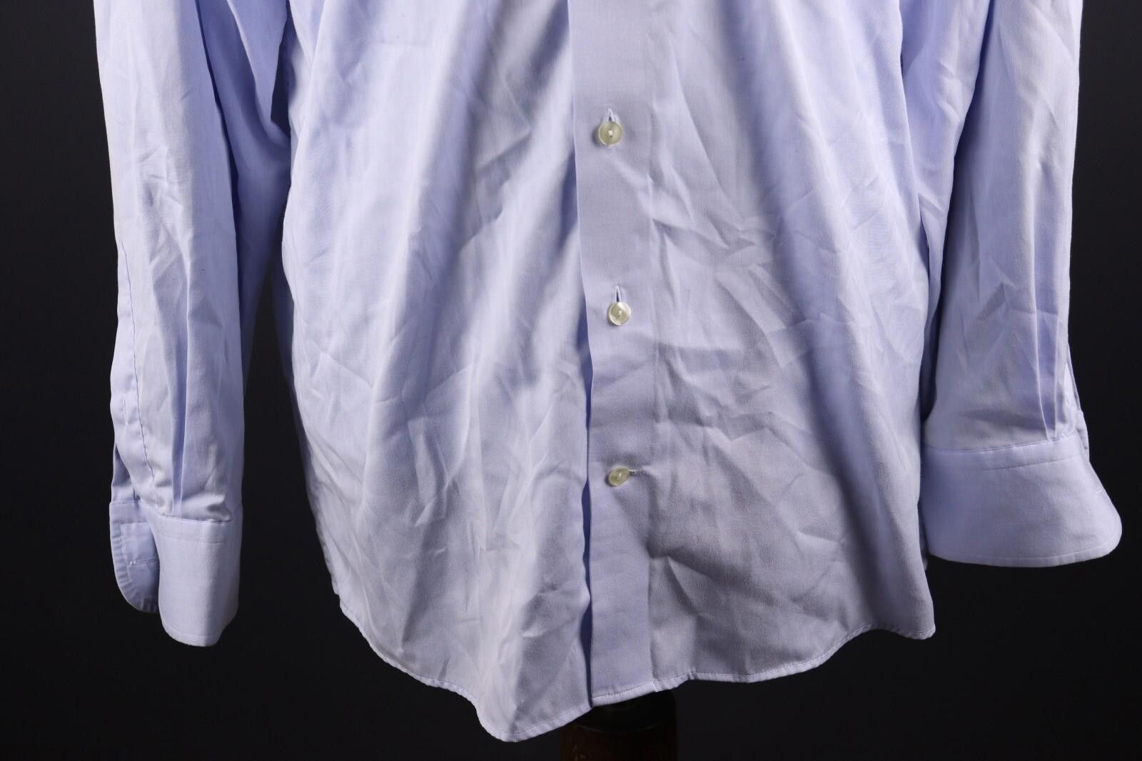 Eton Eton Blue Luxury Long Sleeve Button Down Shirt Size 42 / 16 Size US M / EU 48-50 / 2 - 3 Thumbnail