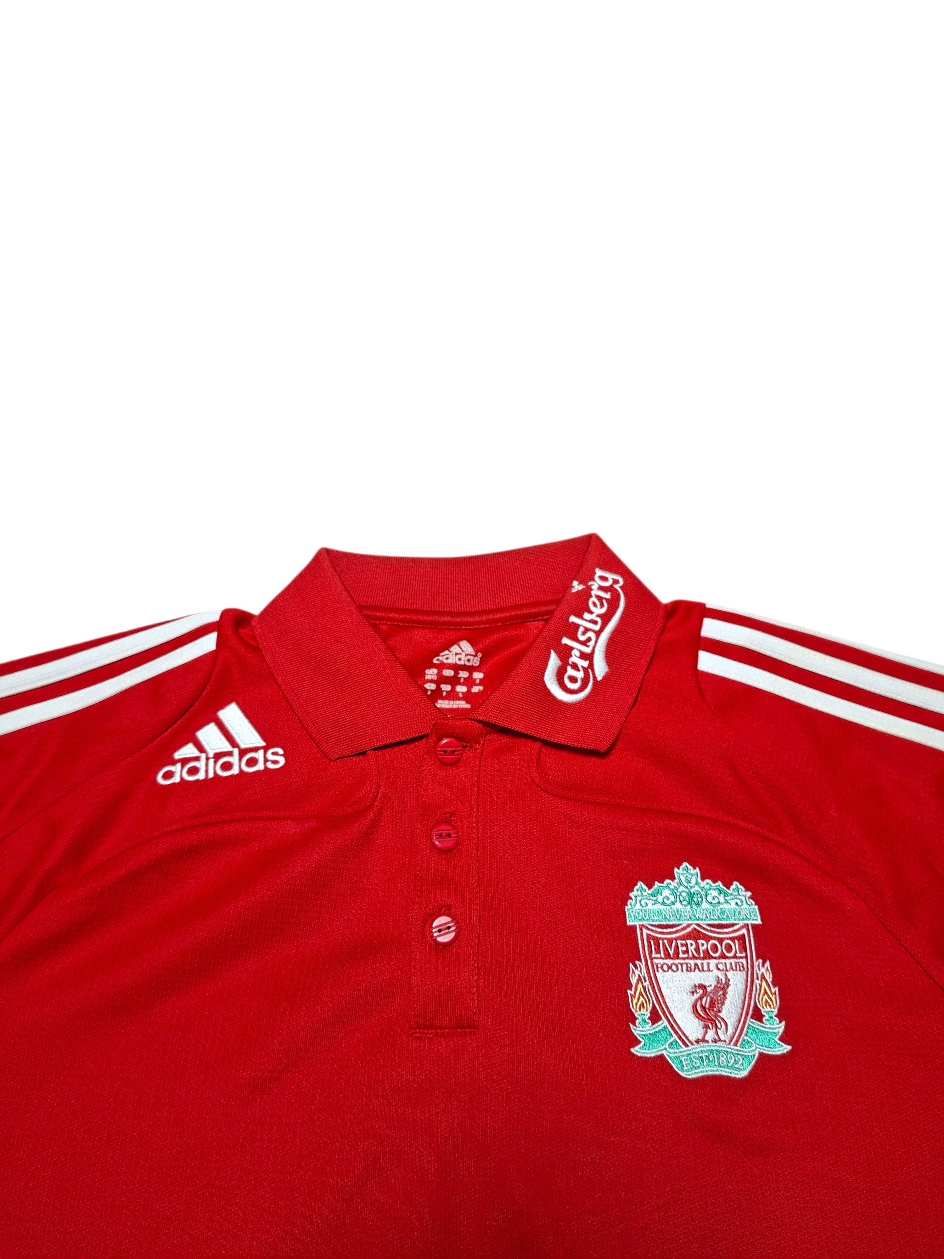 Adidas LIVERPOOL ADIDAS VINTAGE 2008 CARLSBERG SOCCER POLO SHIRT Size US L / EU 52-54 / 3 - 2 Thumbnail