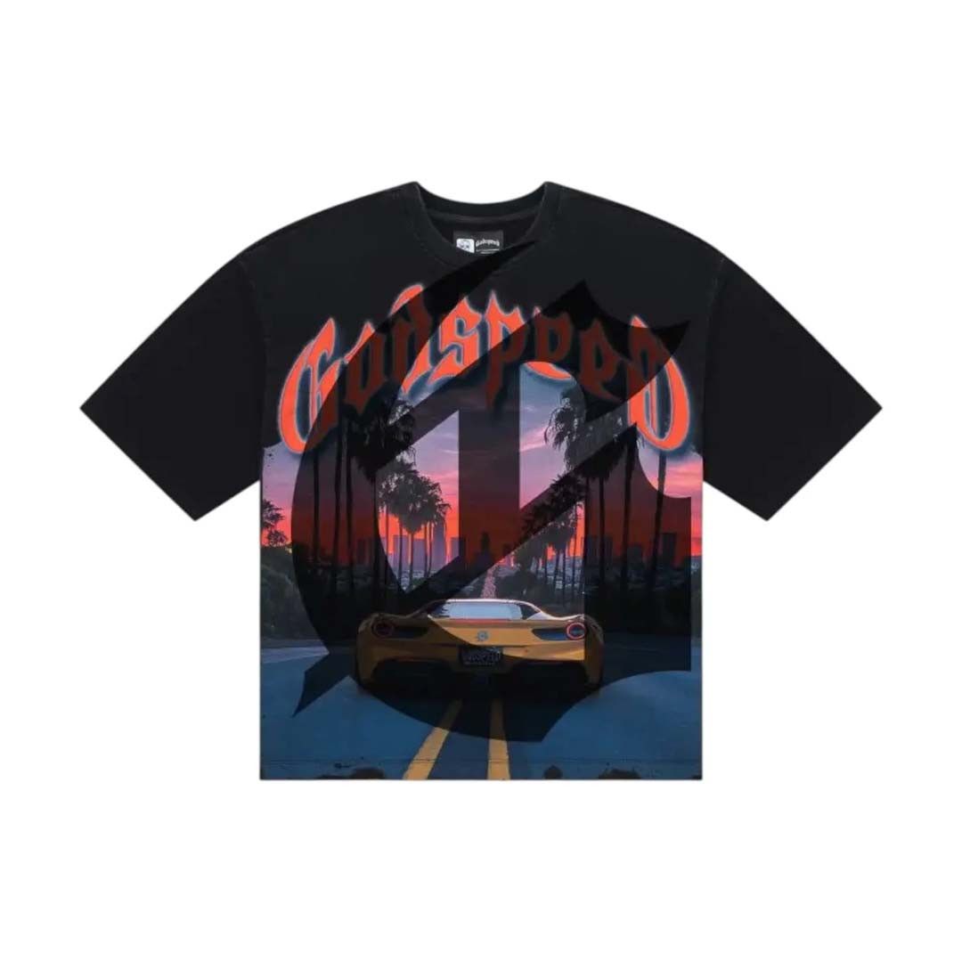 Godspeed Sunset BLVD Tee Black Size US XS / EU 42 / 0 - 1 Thumbnail
