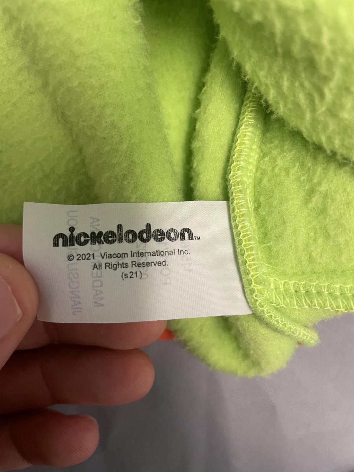 Nickelodeon Nickelodeon Vintage Green Fleece Pullover - Size M Size US M / EU 48-50 / 2 - 8 Thumbnail