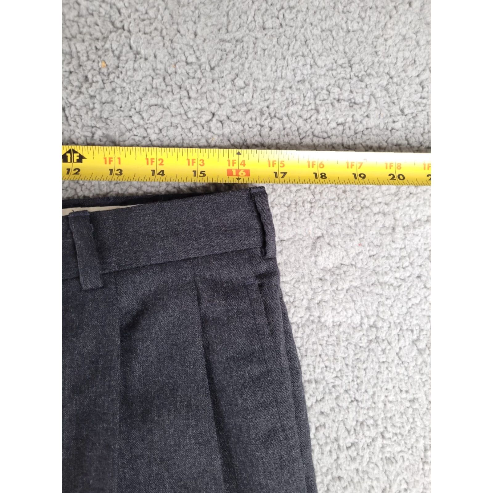 Vintage John Alexander Wool Dress Pants Mens 32x29 Gray Relaxed Straight USA Made in USA Wool Dress Pants Mens 32 Gray Relaxed Straight Size US 32 / EU 48 - 7 Thumbnail