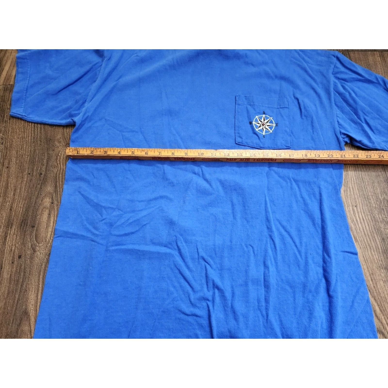 Marlboro Vintage Marlboro Make The Run Ski Pocket Shirt T-Shirt Blue XL Mens 90s Skiing Outdoors Snow Winter Logo Print Size US XL / EU 56 / 4 - 2 Thumbnail