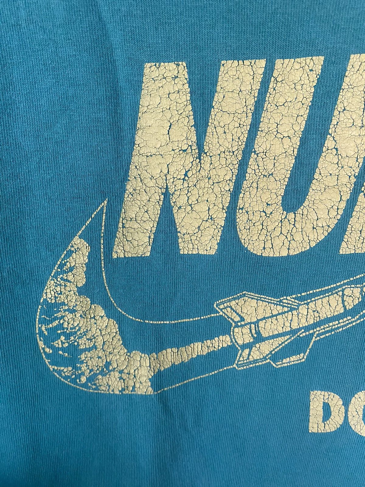 X-LARGE 2004 X-Large No War Nuke Rockets Parody Nike Size US XL / EU 56 / 4 - 7 Thumbnail