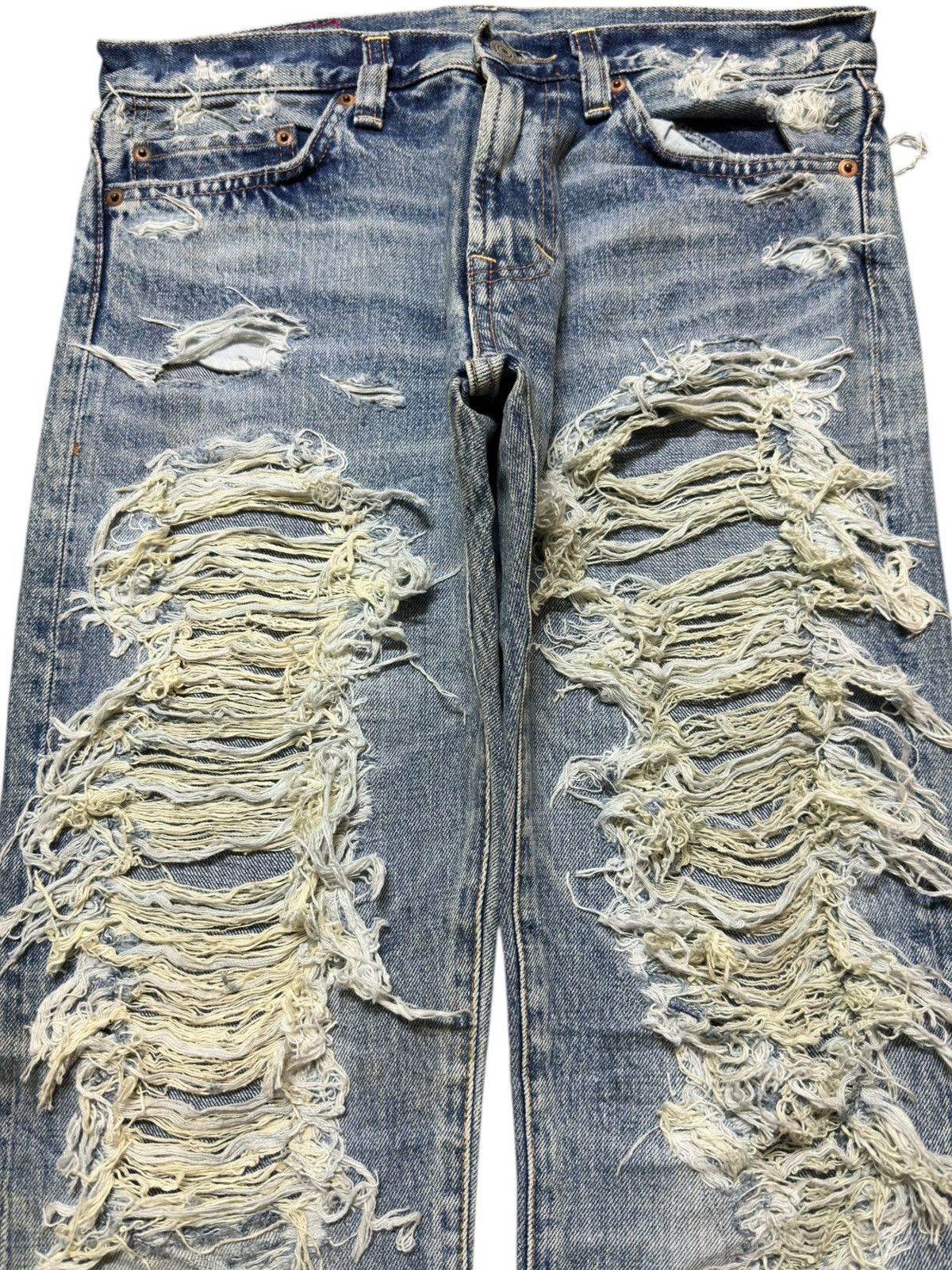 Hysteric Glamour Vintage RNA.Inc Faded Ripped Distressed Denim Size US 30 / EU 46 - 2 Thumbnail