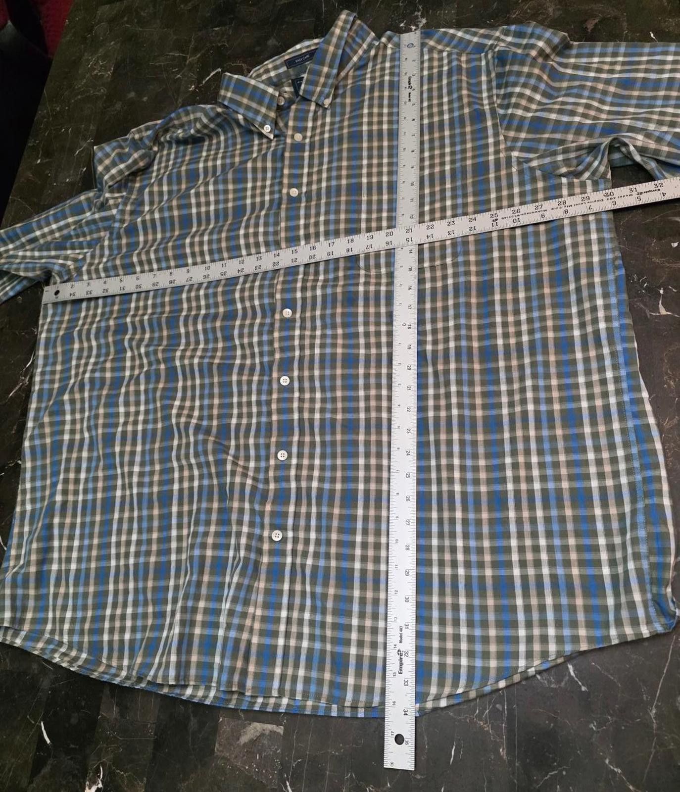 Saddlebred Saddlebred Men's Plaid Button Down Long Sleeve Shirt 3XLT Size US XXL / EU 58 / 5 - 9 Thumbnail