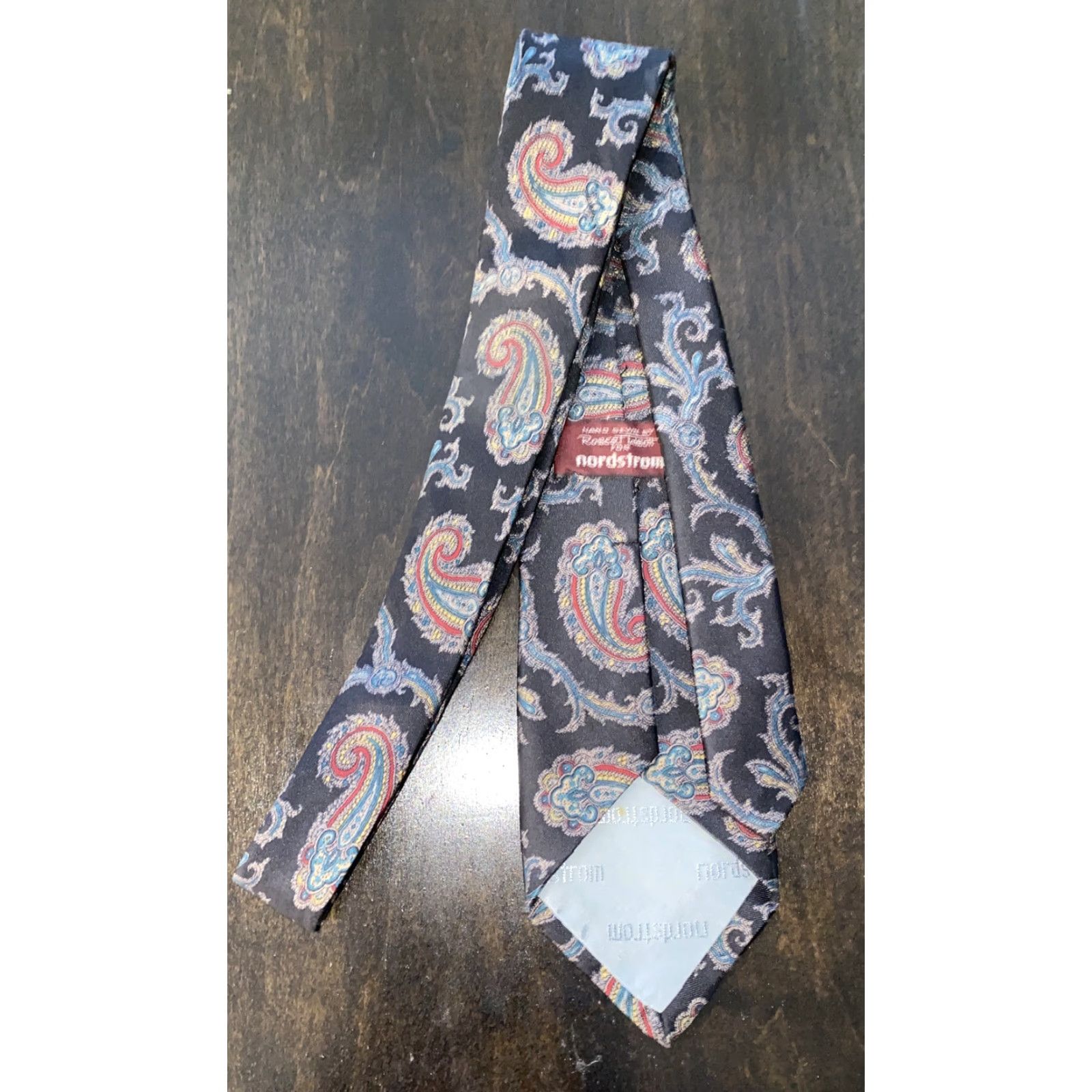 Robert Talbott Nordstrom Robert Talbott Multi Color Geometric USA Made Tie 56 In Men Size ONE SIZE - 4 Thumbnail