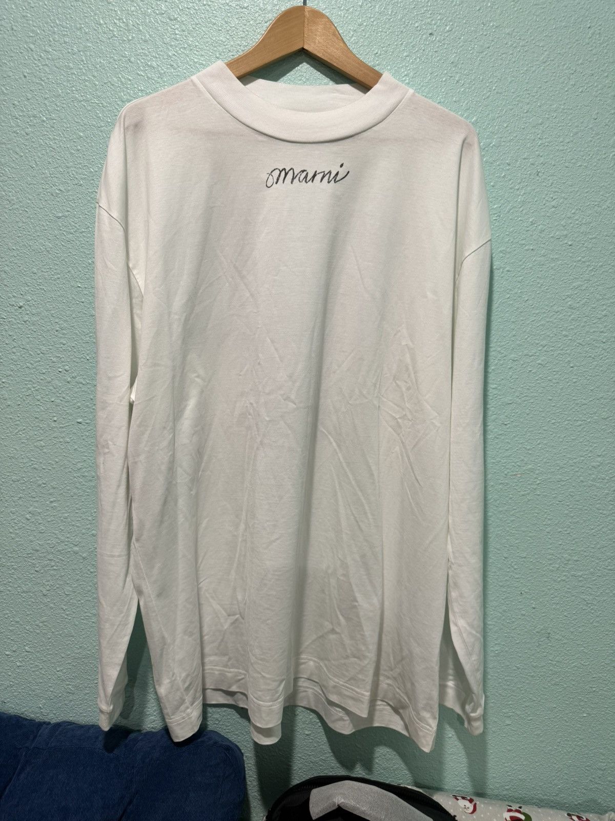 Marni Marni Scribble Logo Long Sleeve Size US L / EU 52-54 / 3 - 1 Thumbnail