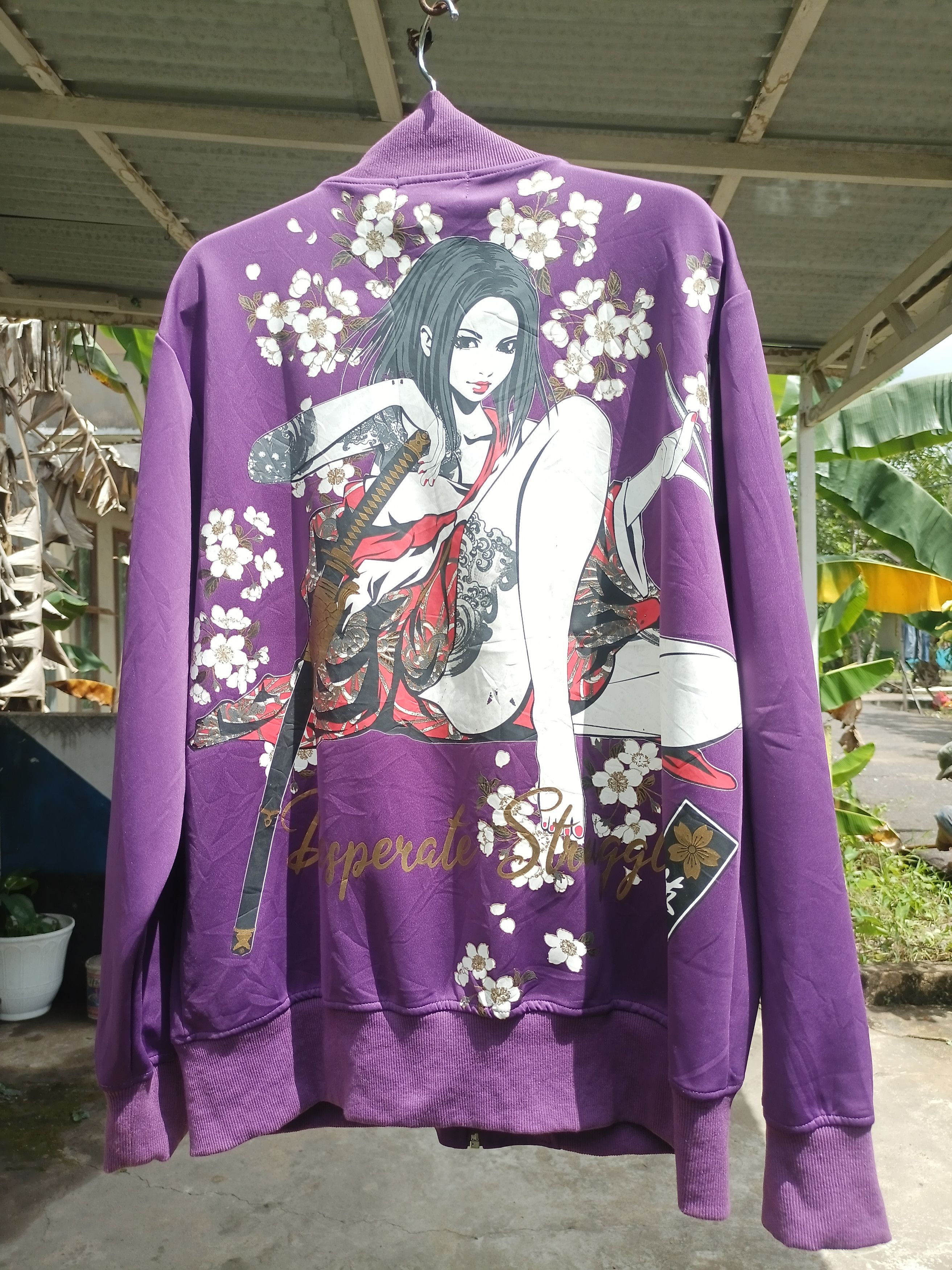 Japanese Brand DIVINE RETRIBUTION Desperate Struggle Battou Musume Girl Size US XL / EU 56 / 4 - 4 Thumbnail