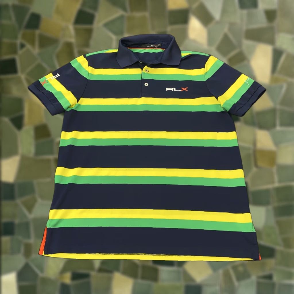 Ralph Lauren Ralph Lauren Polo Shirt Mens Medium Stripe Pittsburgh Field Club Golf Tennis Mens Size US M / EU 48-50 / 2 - 1 Thumbnail