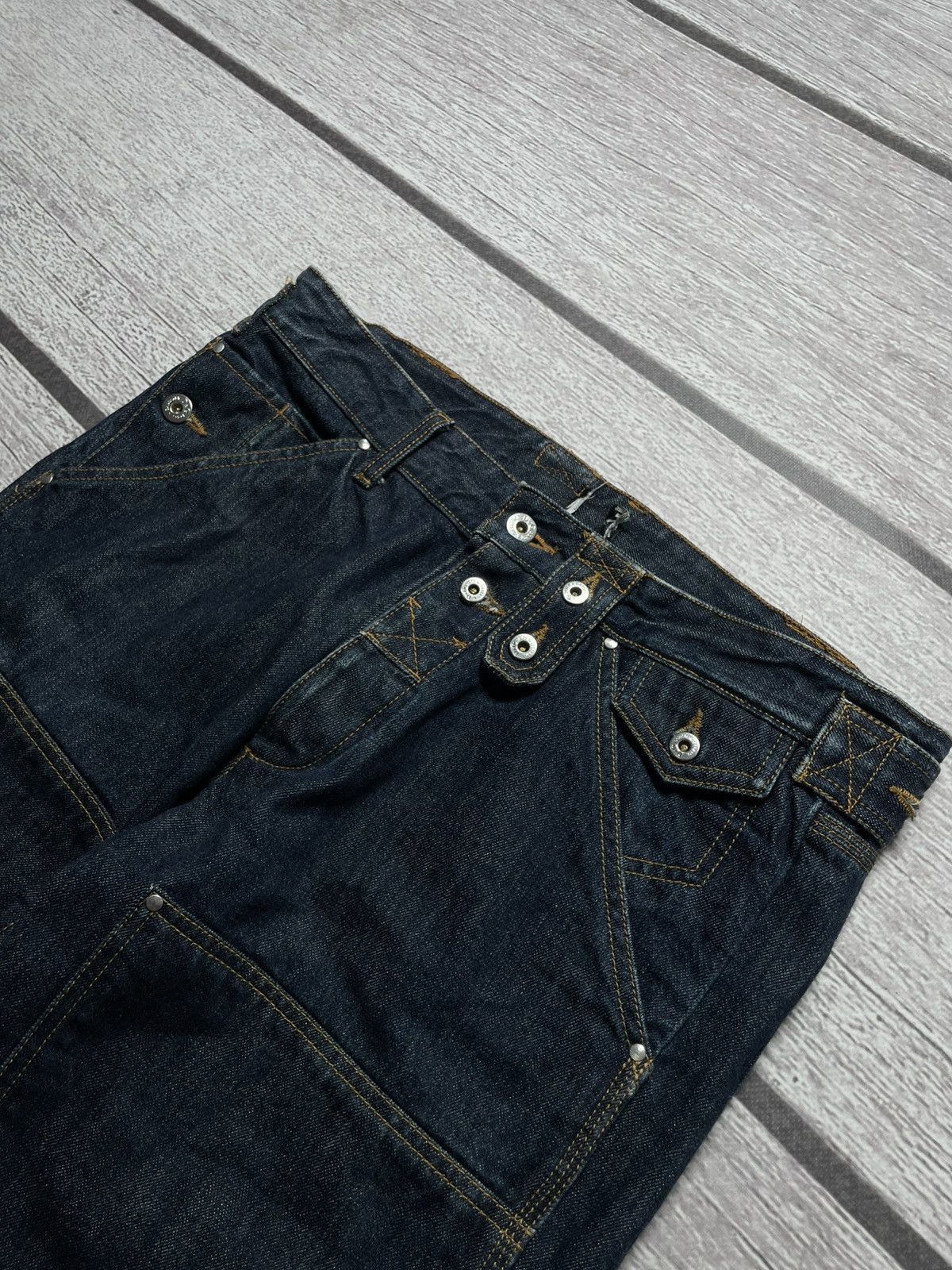 Dolce & Gabbana Dolce & Gabbana Vintage rare double knee baggy jeans pants Size US 32 / EU 48 - 3 Thumbnail