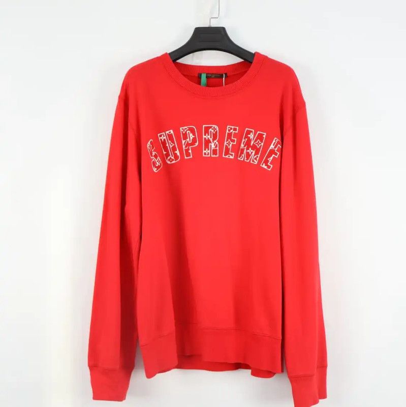 Louis Vuitton Louis Vuitton Men's Red Sweatshirt for Spring Autumn 0089 Size US L / EU 52-54 / 3 - 1 Thumbnail