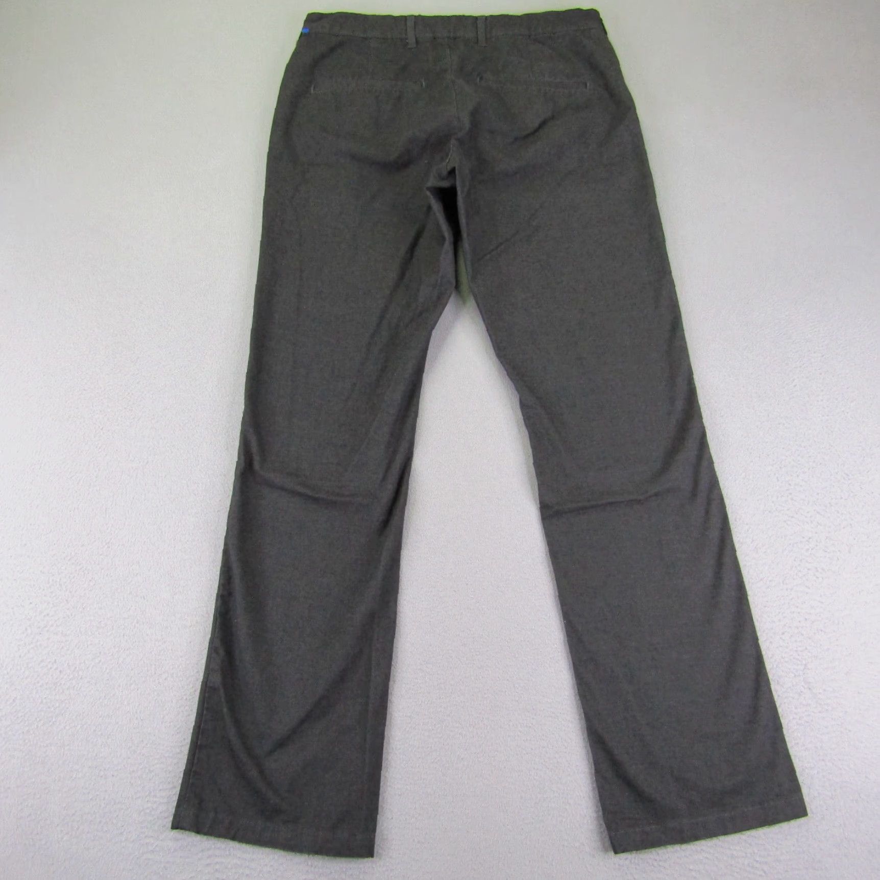 Eleven Paris VINTAGE Eleven Paris Pants Mens Regular Fit Chino Cotton Blend Gray 31x32 Casual Office Size US 31 - 4 Thumbnail