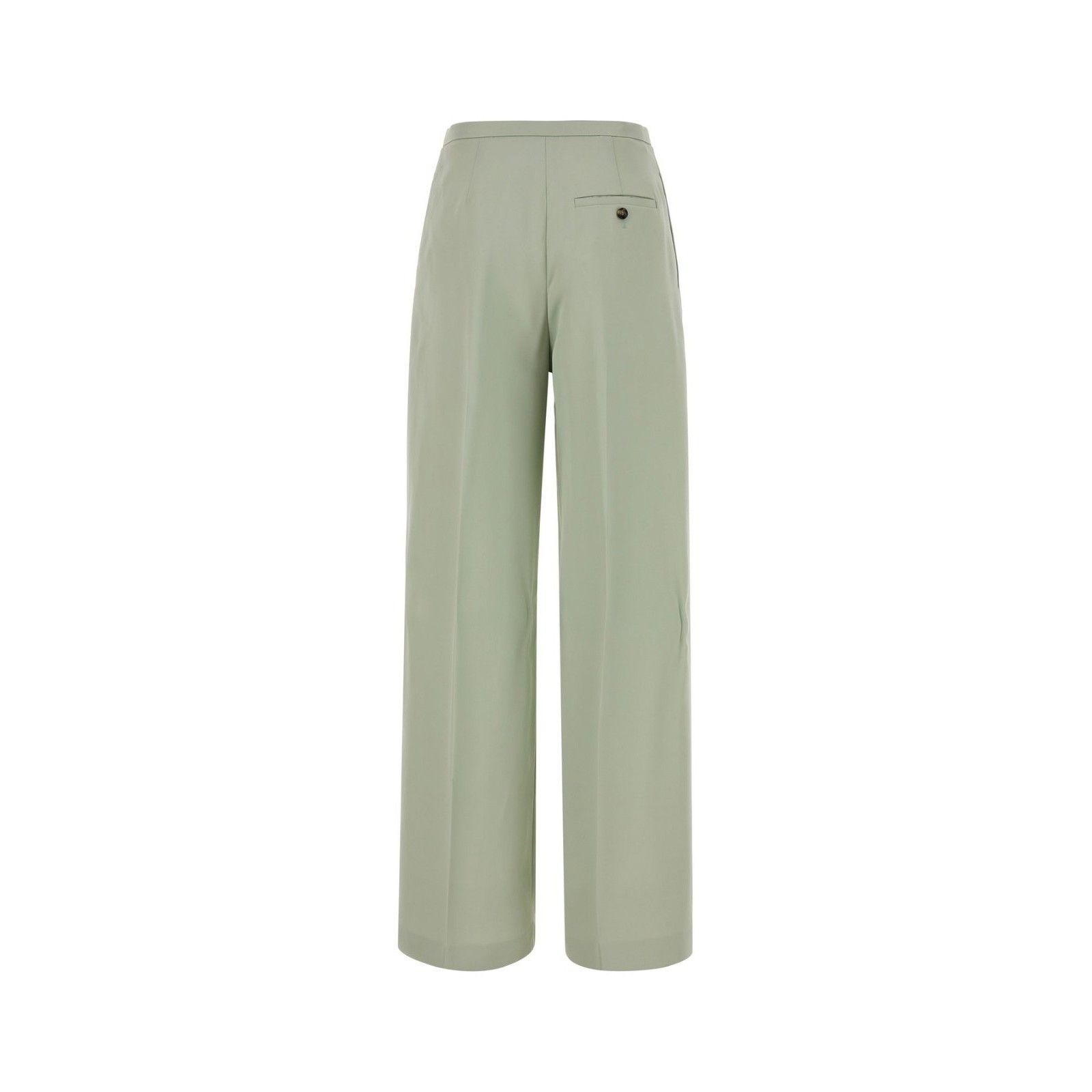 Alberta Ferretti ALBERTA FERRETTI Mint Green Satin Pant New & Authentic (Wome Size 27" / US 4 / IT 40 - 2 Thumbnail