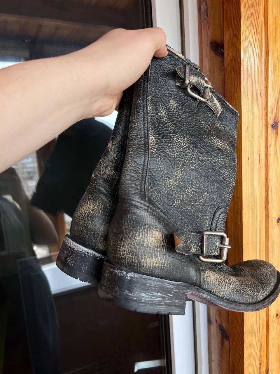 If Six Was Nine Marlboro Cowboy Distressed Ankle boots Vintage A.S. 98 Style Size US 5.5 / EU 38 - 17 Thumbnail