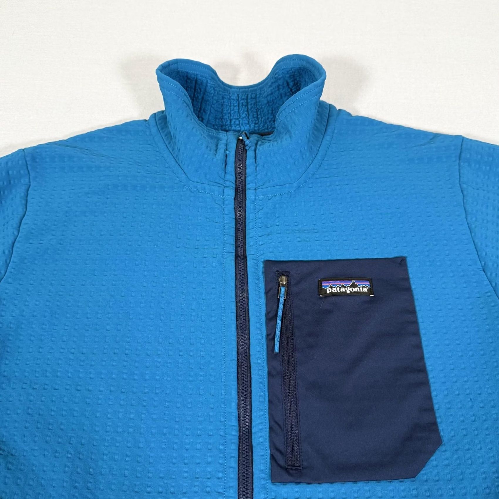 Patagonia Patagonia Jacket XL Blue R2 TechFace Regulator Fleece Lined Full Zip Pockets Stand-Up Collar Mens XL Blue Size US XL / EU 56 / 4 - 2 Thumbnail
