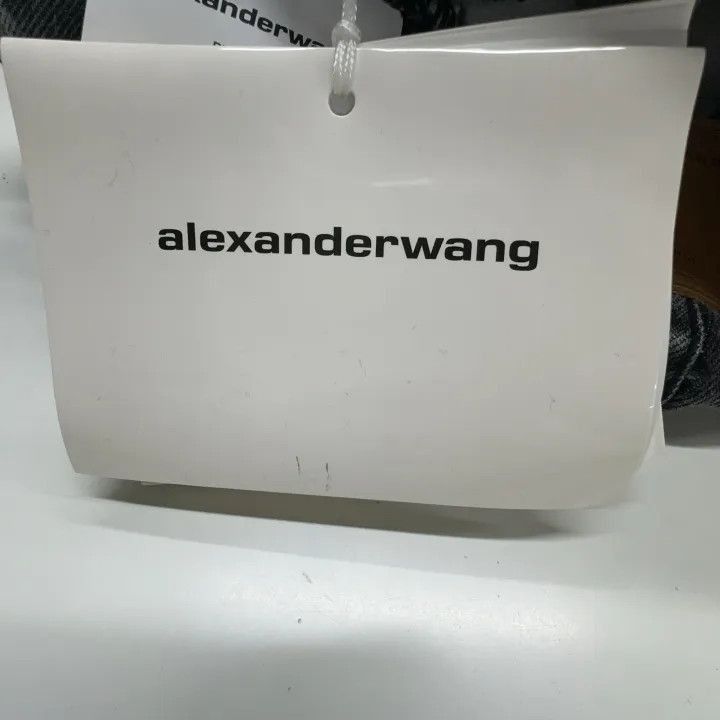 Alexander Wang Alexander Wang Letter Print Straight Leg Jeans - Size 26" / US 2 / IT 38 - 6 Thumbnail