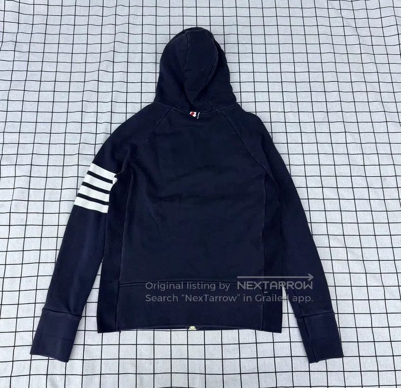 Thom Browne Blue navy zip jacket