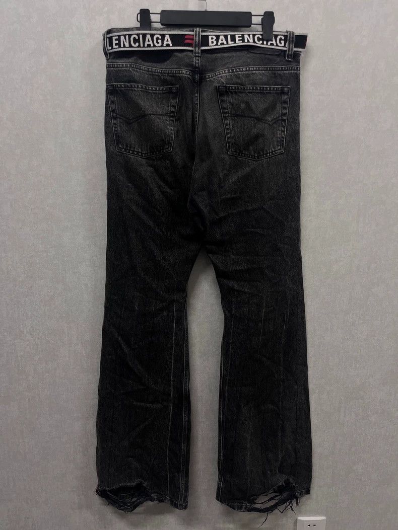 Balenciaga Balenciaga size S “Lost Tapes” Flared Washed Grey Tapered Size US 27 - 3 Thumbnail