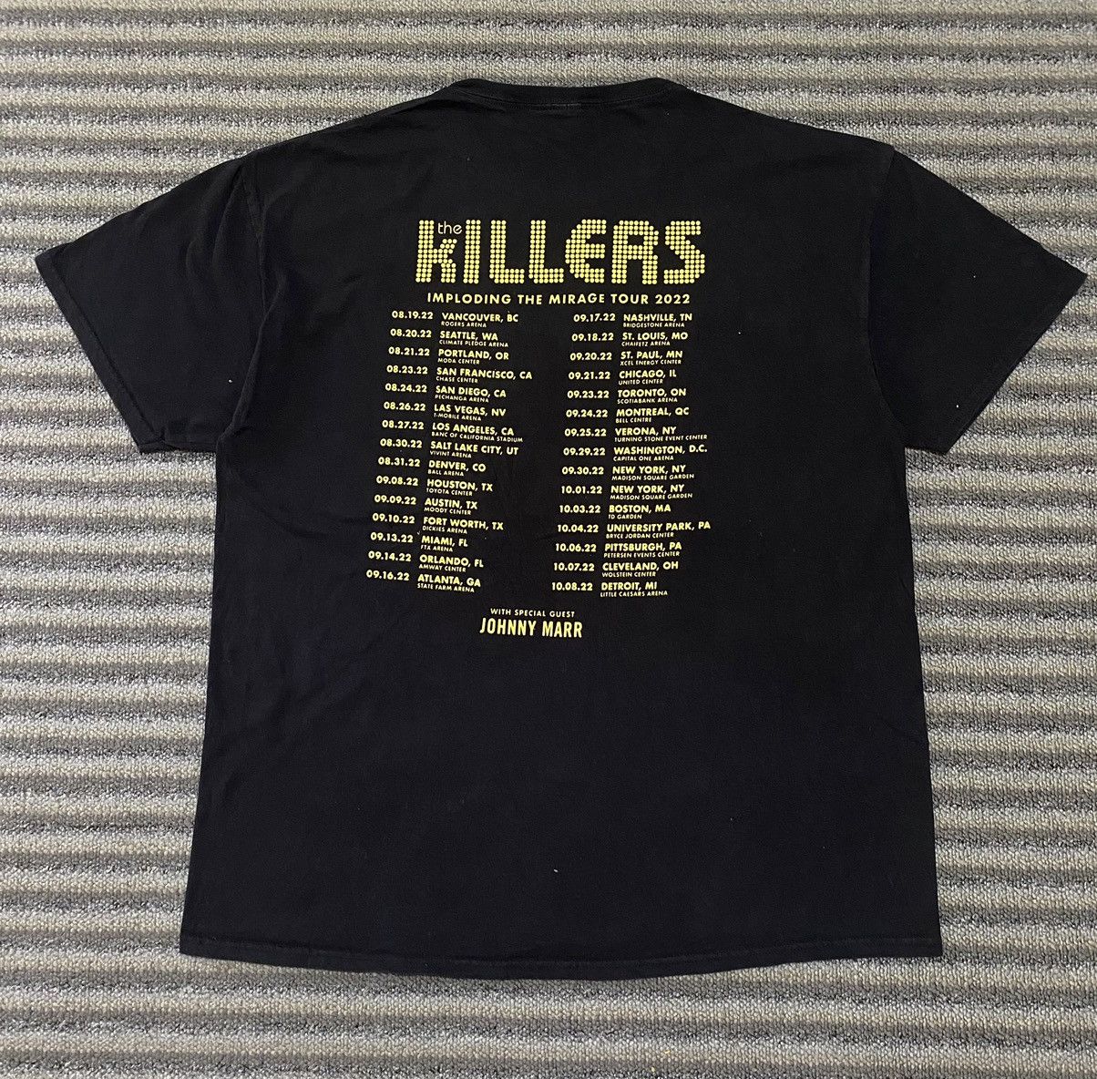 Band Tees × Fruit Of The Loom The Killers Tshirt Size US L / EU 52-54 / 3 - 6 Thumbnail