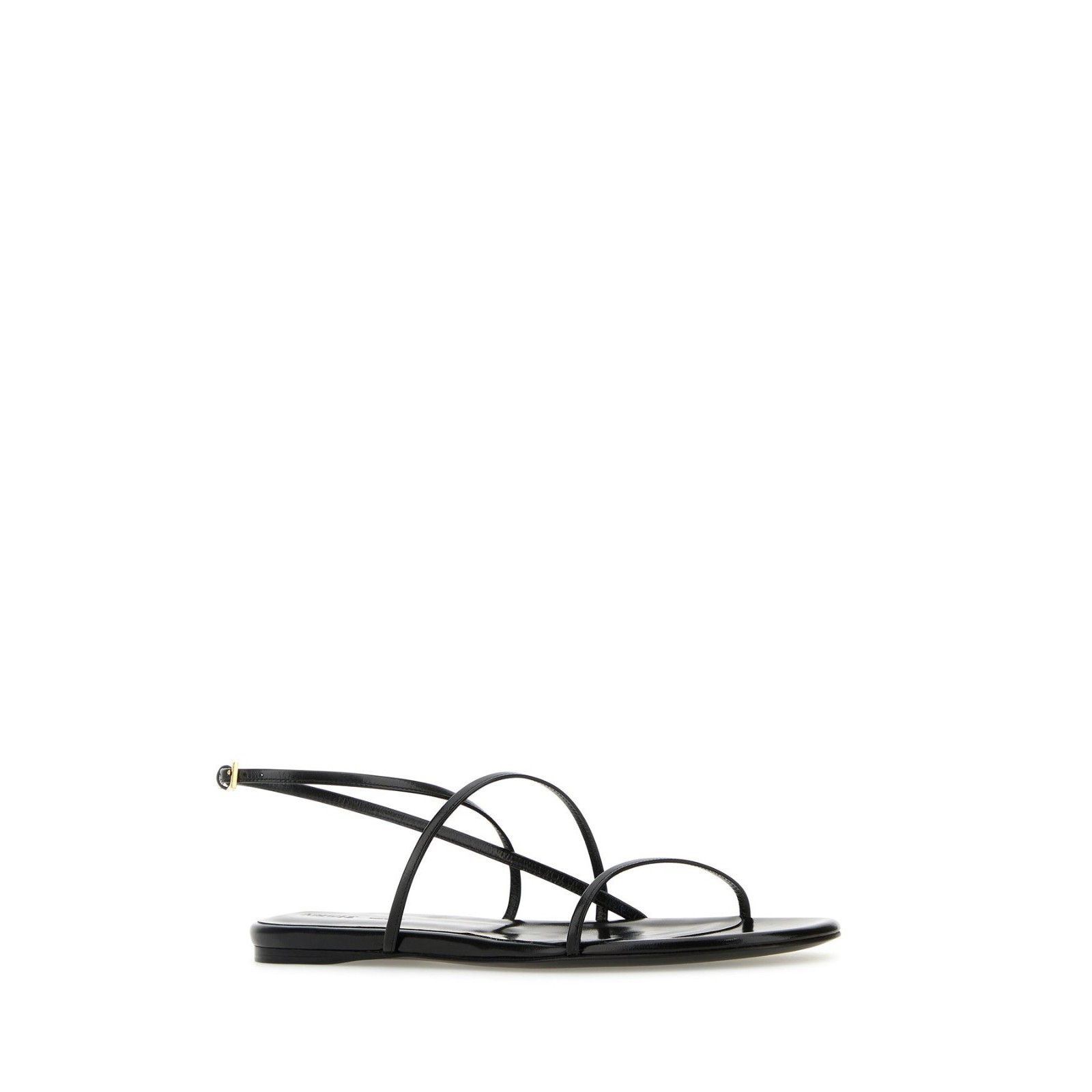 KHAITE KHAITE Loop Black String Leather Sandals New & Authentic (Wo Size US 6 / IT 36 - 2 Thumbnail