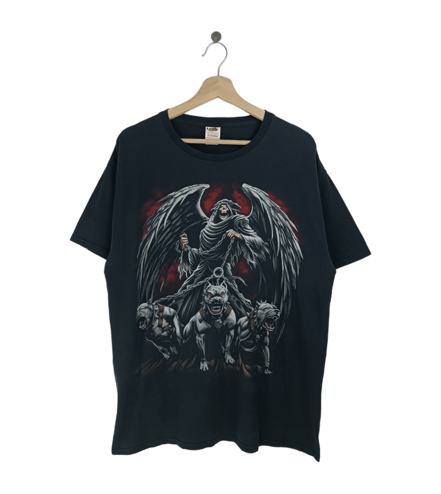 Affliction VINTAGE Y2K DARK ANGEL HELLHOUND REAPER SKULL AFFLICTION Size US L / EU 52-54 / 3 - 1 Thumbnail