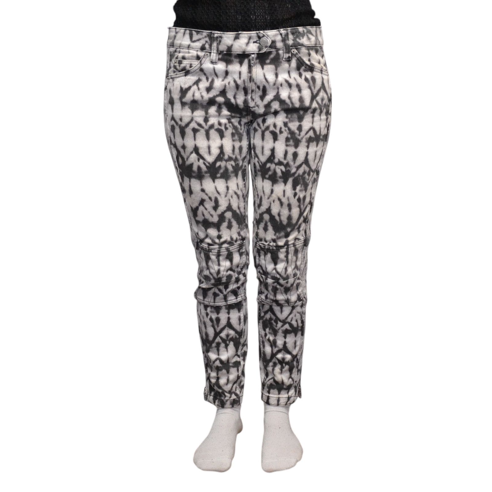 Isabel Marant Isabel Marant Pour x H&M Multicolor Biker Jeans Pants Size 27" / US 4 / IT 40 - 2 Thumbnail