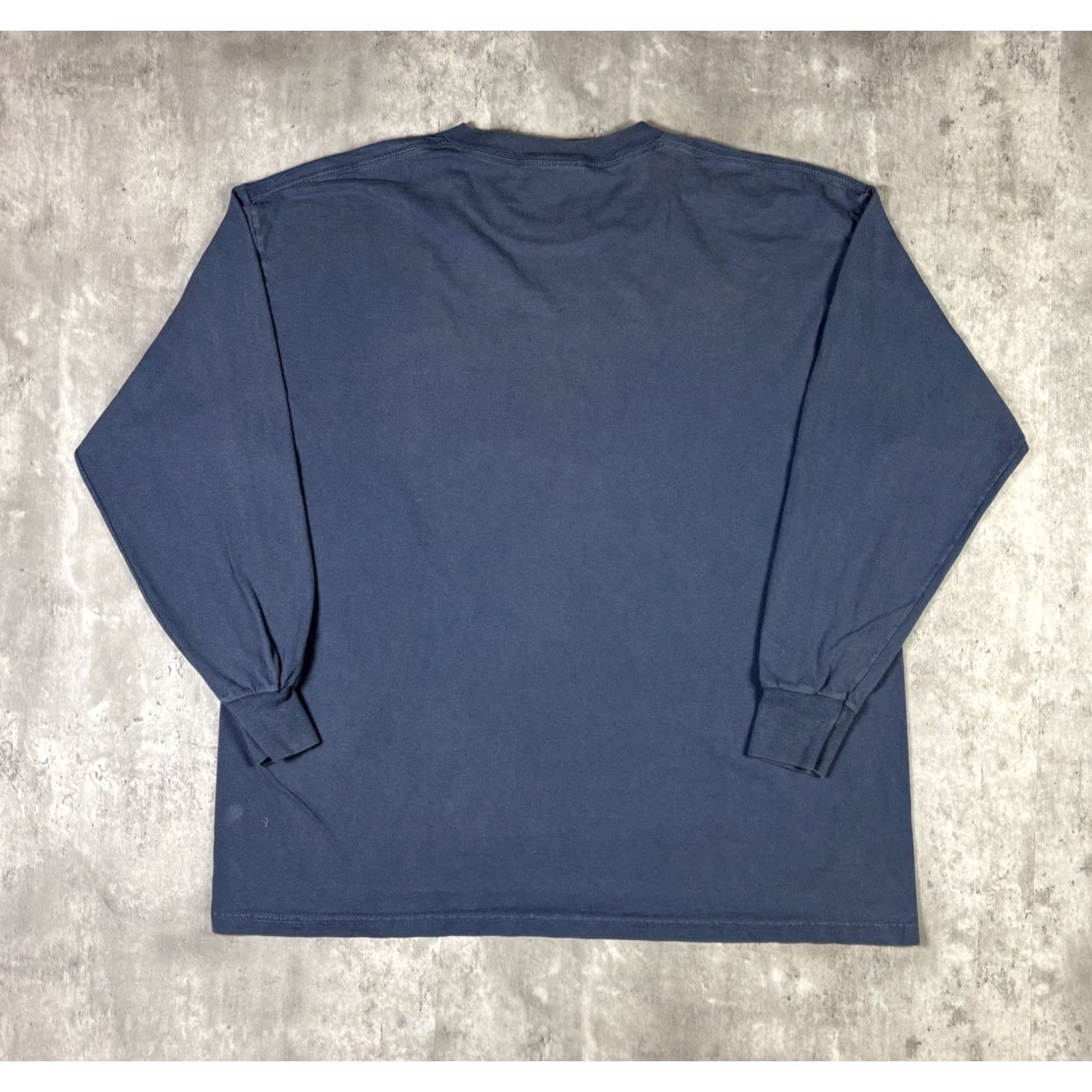NFL VINTAGE Seattle Seahawks T Shirt Long Sleeve NFL XL Blue 90s Y2K Men Mens Crew Neck Cotton Size US XL / EU 56 / 4 - 2 Thumbnail