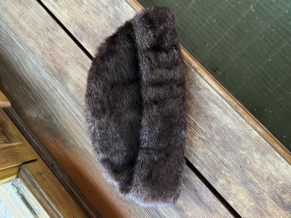 Vintage Vintage Rare Real fur Winter hat USSR hat Brezhnevka Size ONE SIZE - 10 Thumbnail