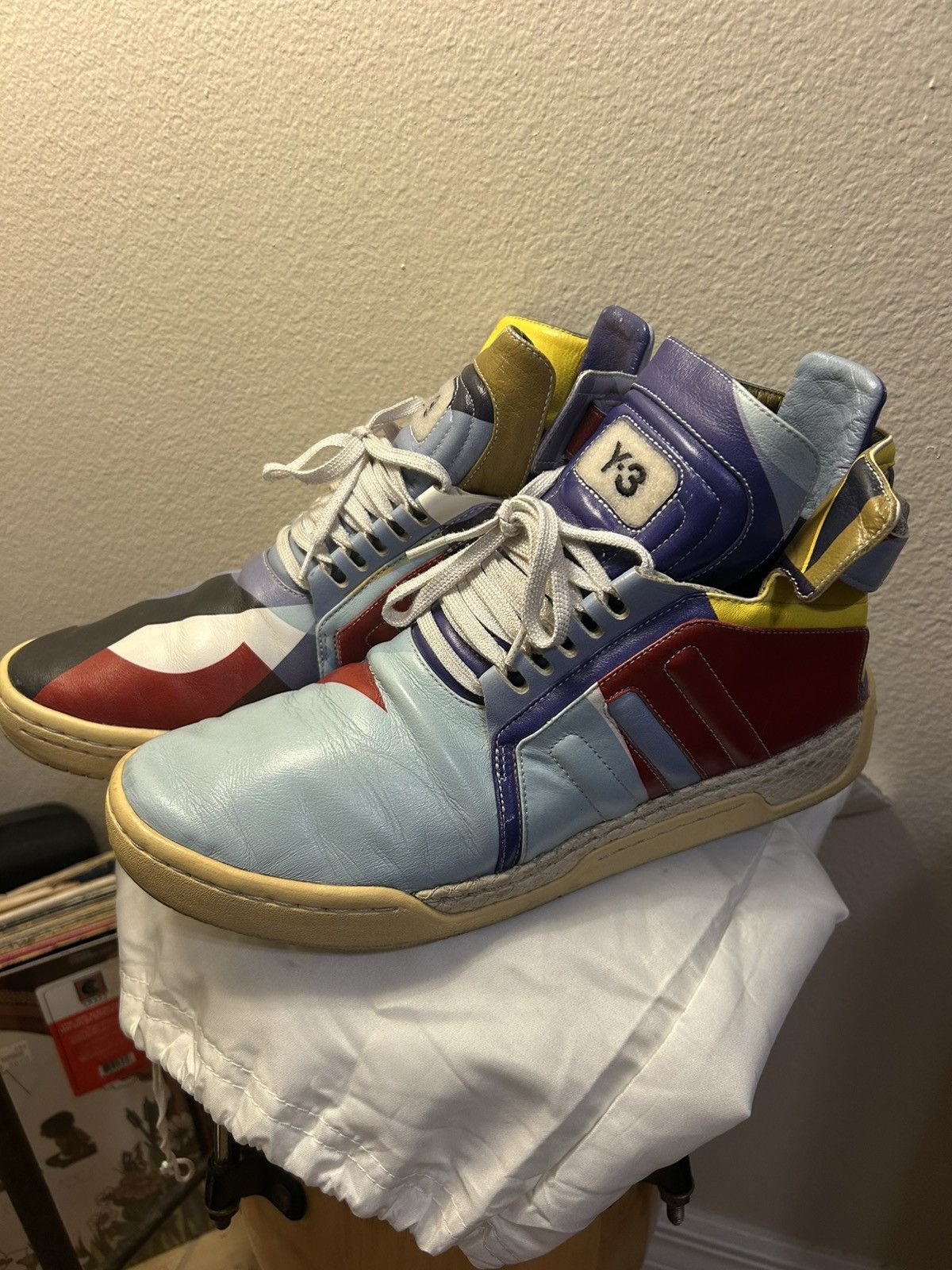Adidas Yohji Yamamoto x Adidas hi top 175/500 Size US 10.5 / EU 43-44 - 4 Thumbnail