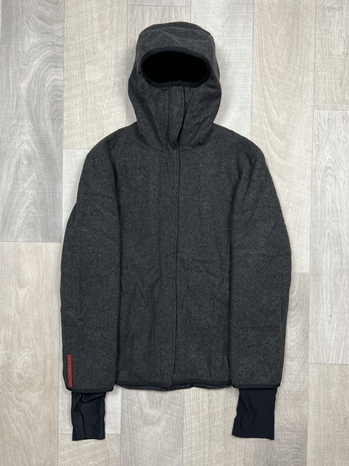 Women’s Prada Ninja Mask Wool Ski Jacket Size IT 46 (Y0188)