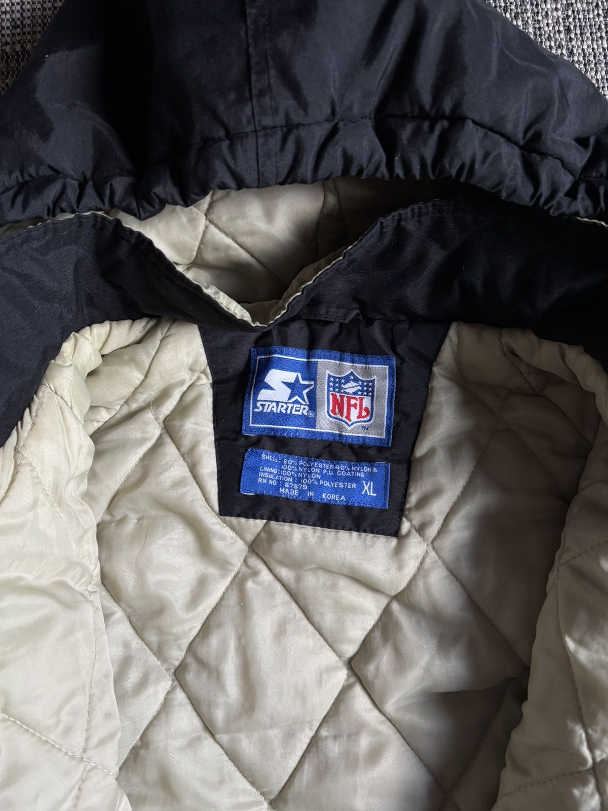 Starter Starter Vintage NFL New Orleans Saint Jacket Size US XL / EU 56 / 4 - 9 Thumbnail