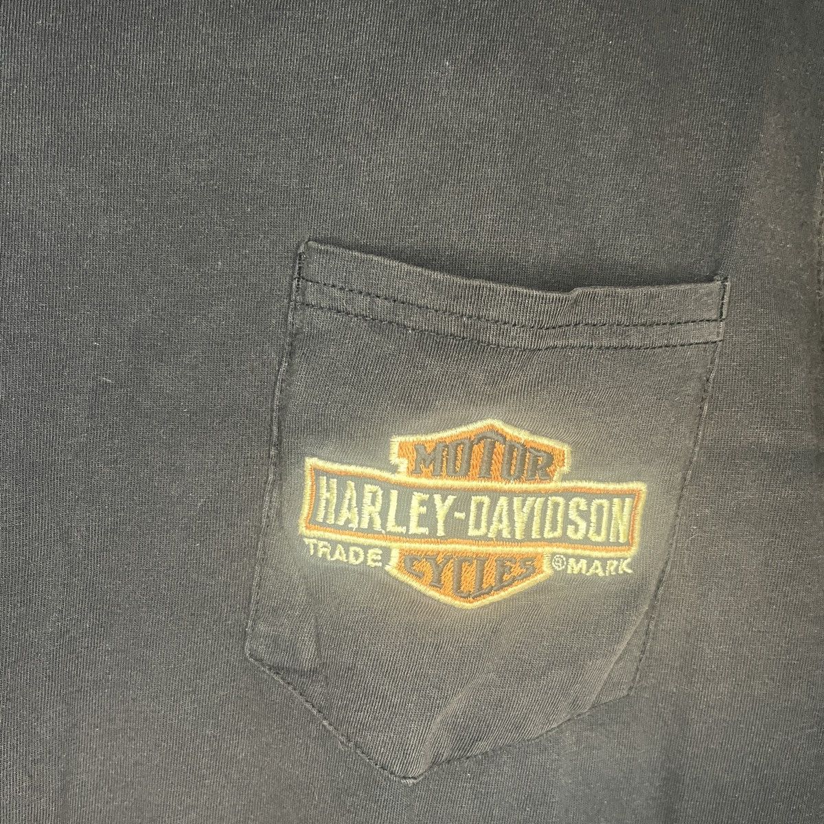 Harley Davidson Pocket Logo Embroidered Sun Faded Tank Top Size Medium Size US M / EU 48-50 / 2 - 2 Thumbnail