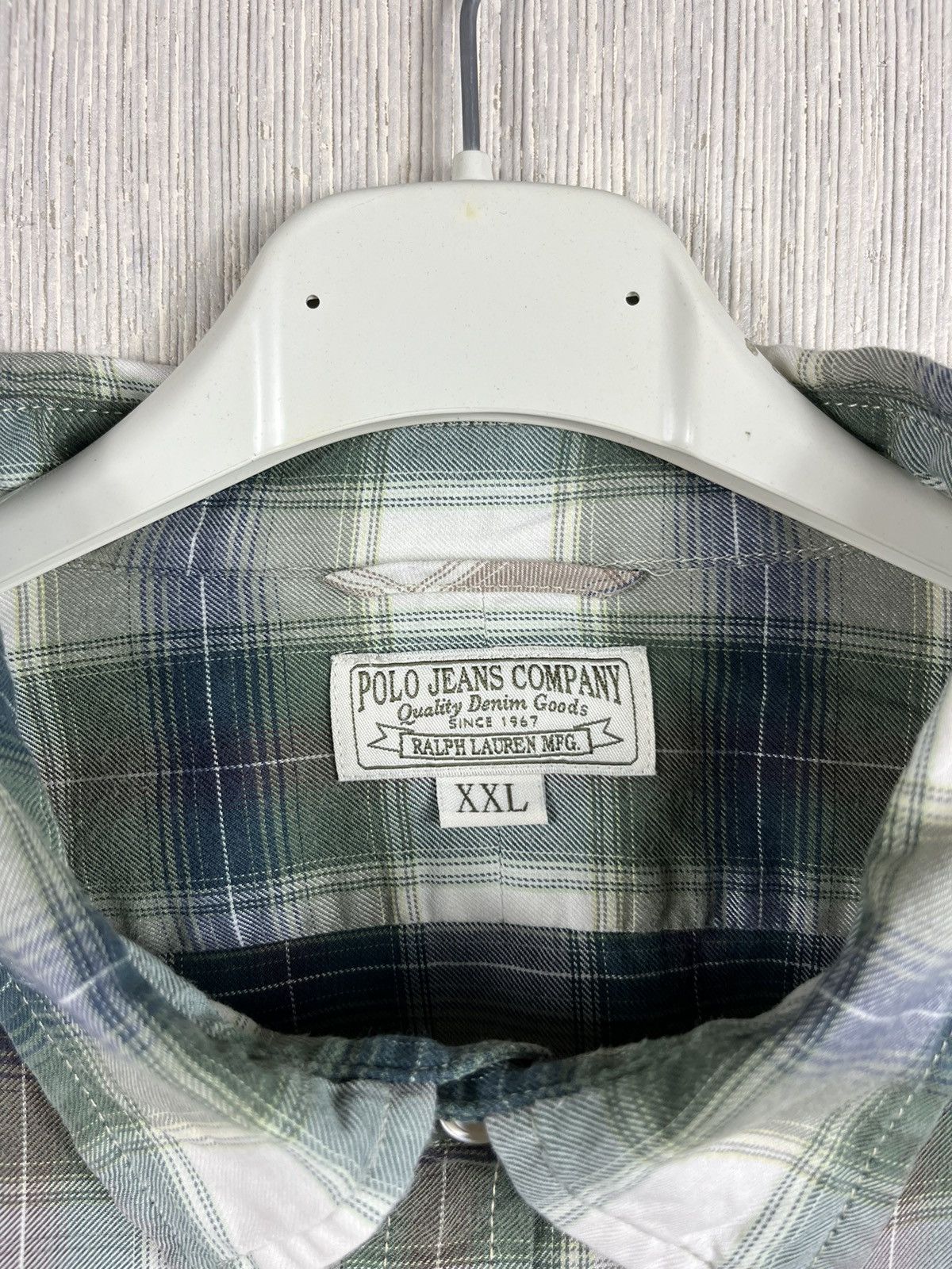 Polo Ralph Lauren × RRL Ralph Lauren × Ralph Lauren Ralph Lauren jeans company flannel plaid shirt with pockets Size US XXL / EU 58 / 5 - 12 Thumbnail