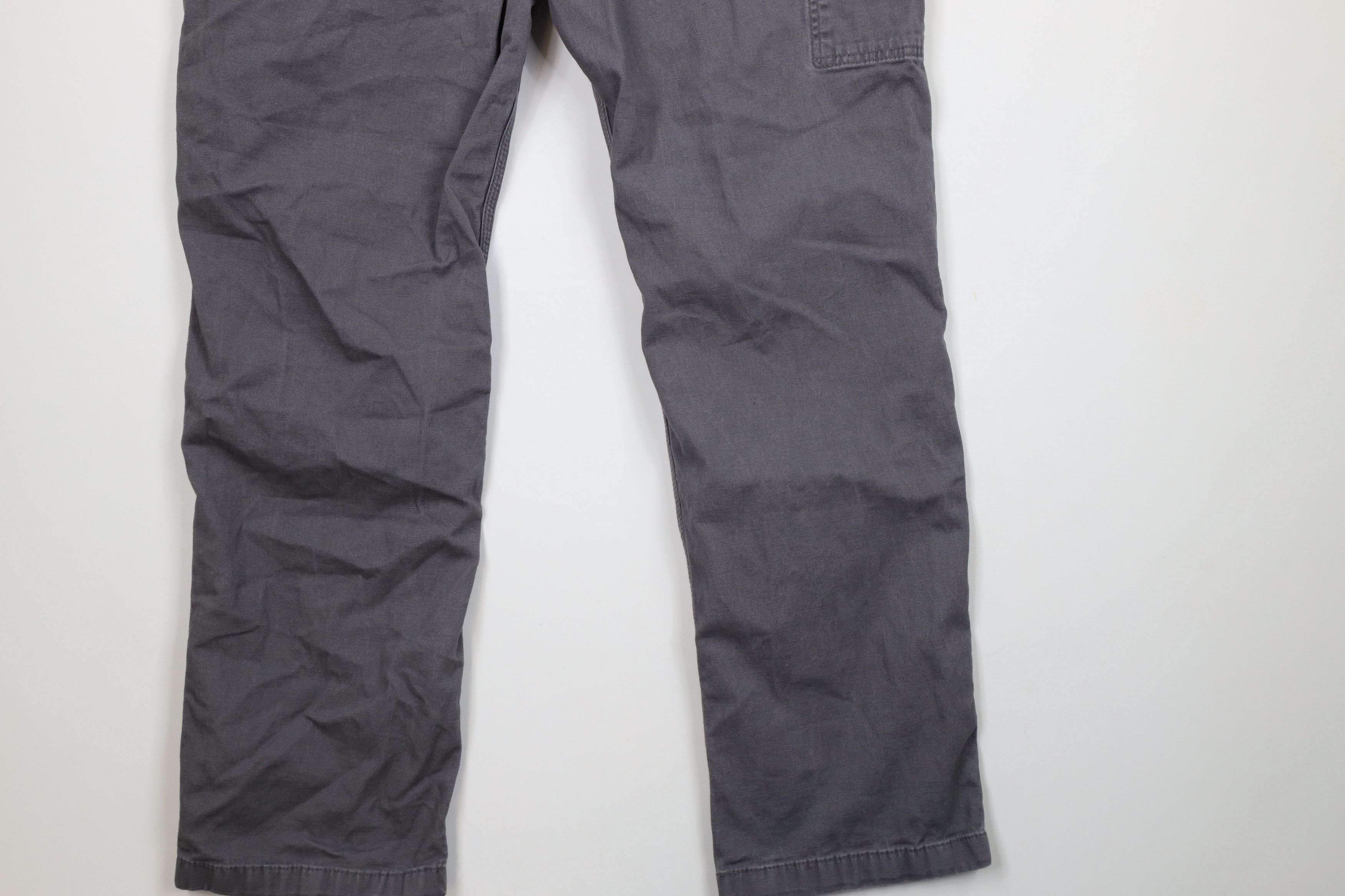 Carhartt Vintage Carhartt Relaxed Fit Spell Out Dungaree Pants Gray Size 36 - 11 Thumbnail
