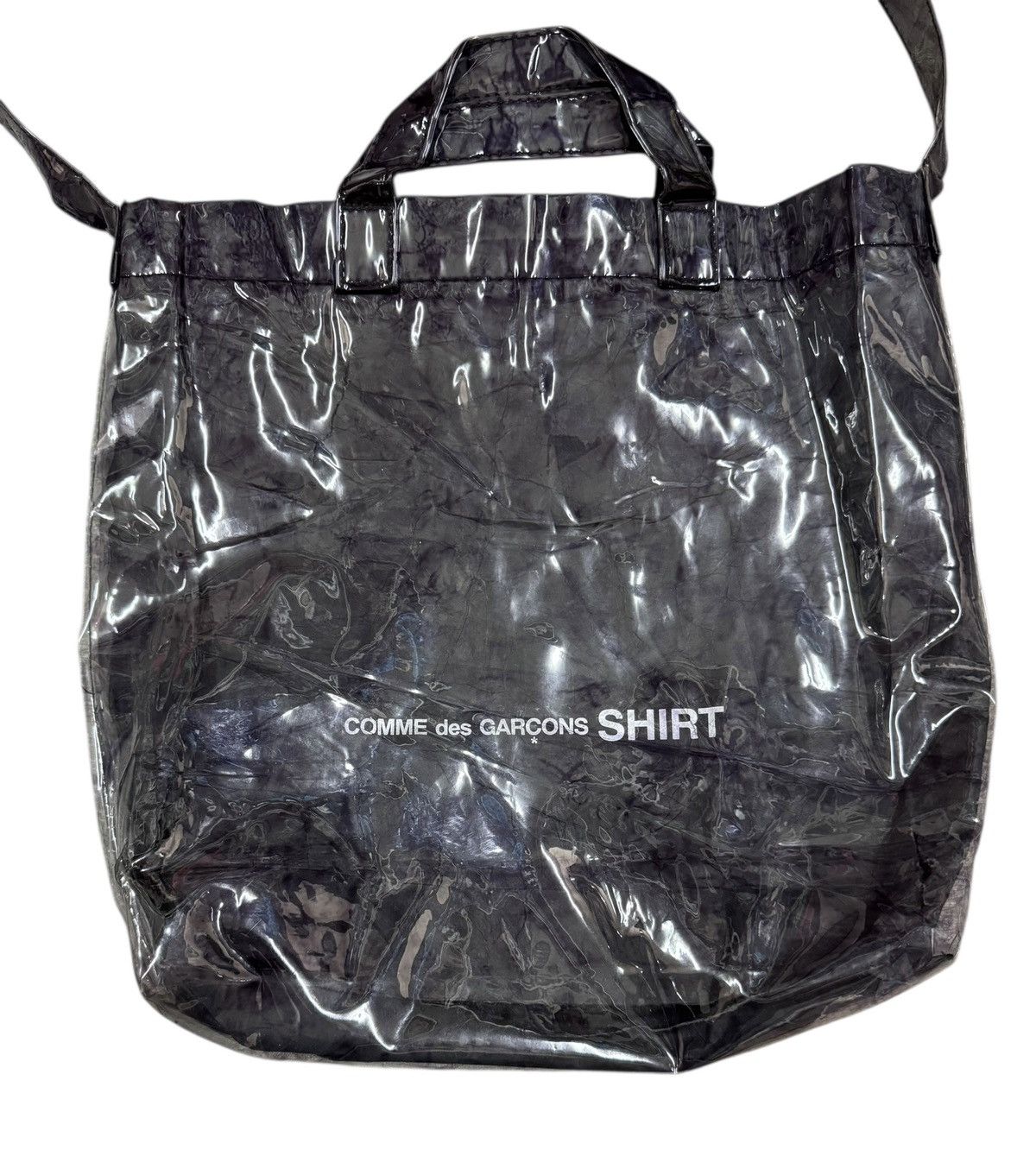 Comme des Garcons Homme Comme Des Garcons SHIRT Pvc Tote/Sling Bag Size ONE SIZE - 10 Thumbnail