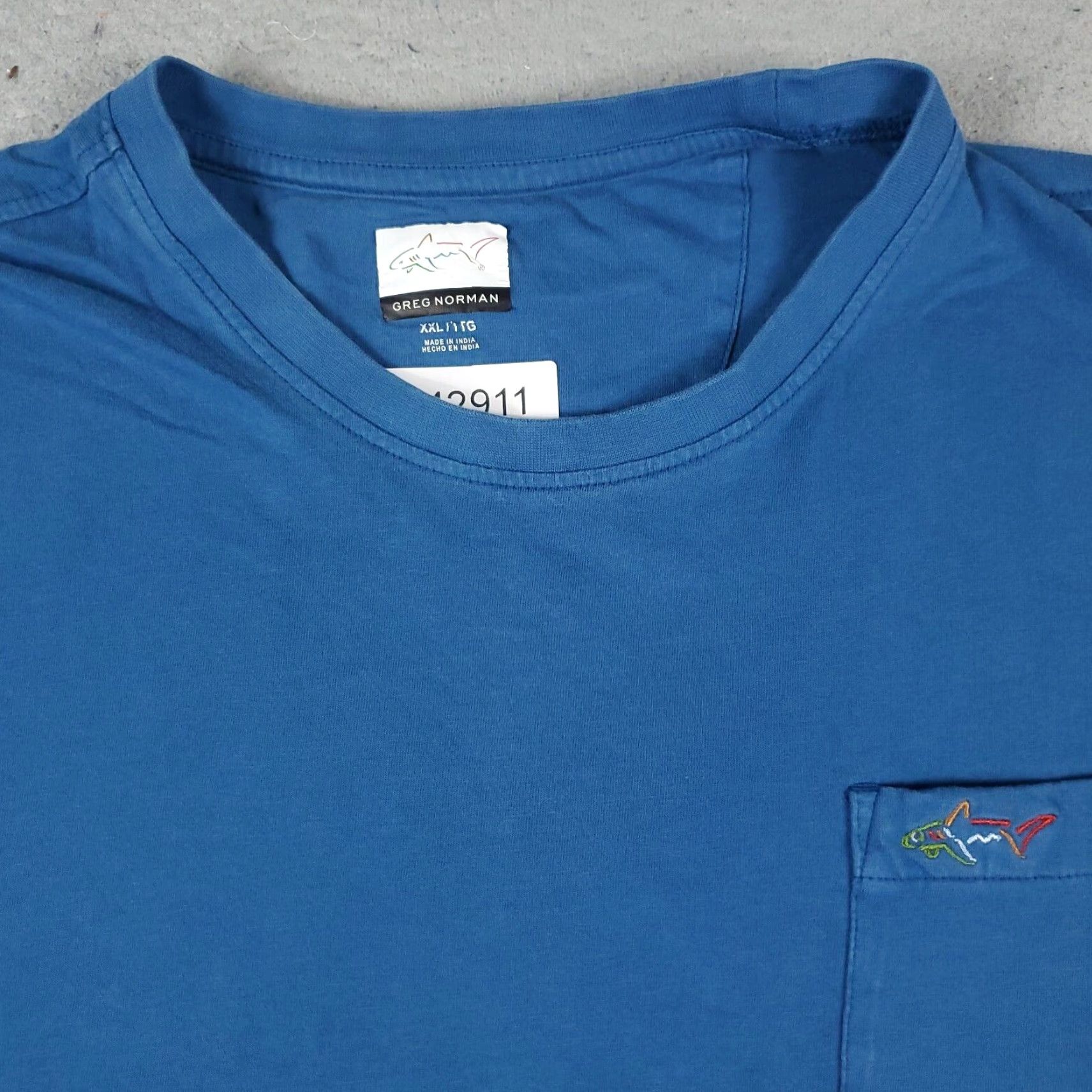 Vintage VINTAGE Greg Norman Shirt Mens 2XL Blue Shark Logo Short Sleeve Crew Neck All Seasons 90s Sports Mens Size US XXL / EU 58 / 5 - 2 Thumbnail