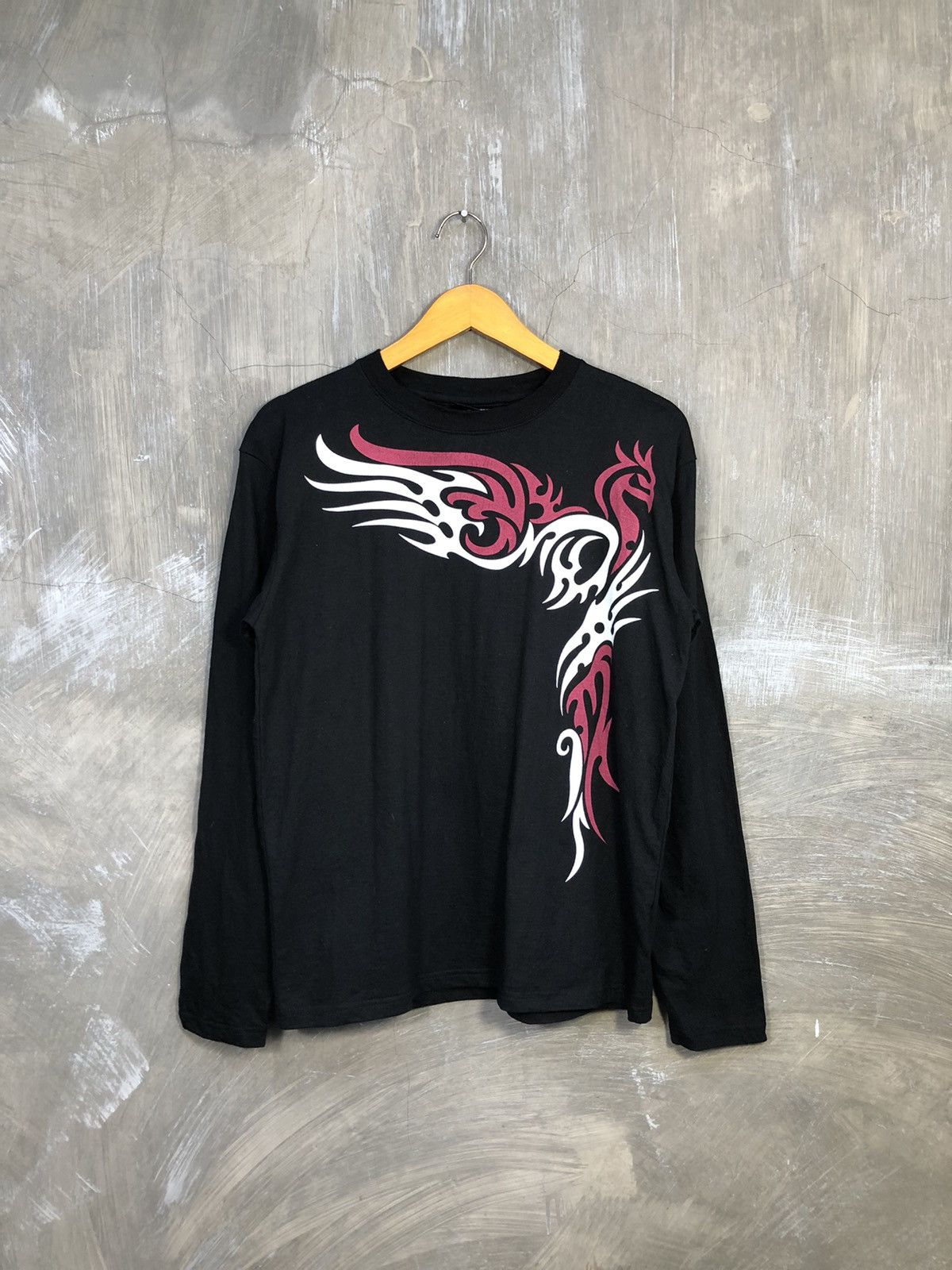 Japanese Brand Y2K Japanese Longsleeve Chrome Hearts Style Size US M / EU 48-50 / 2 - 2 Thumbnail