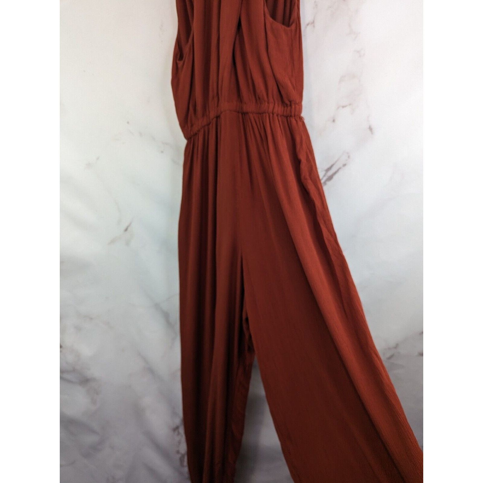 Anthropologie Anthropologie Elevenses Jumpsuit Women XS North Beach Orange Size 26" / US 2 / IT 38 - 8 Thumbnail