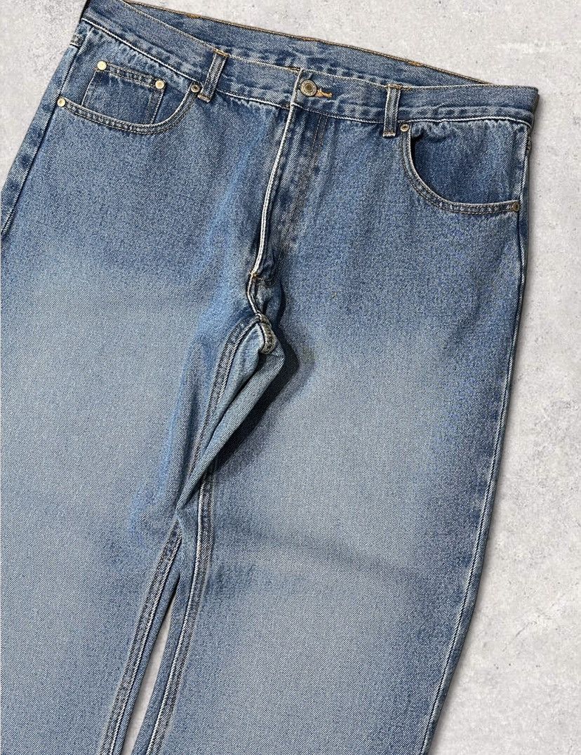 Japanese Brand Vintage wide leg baggy jeans Size US 36 / EU 52 - 5 Thumbnail