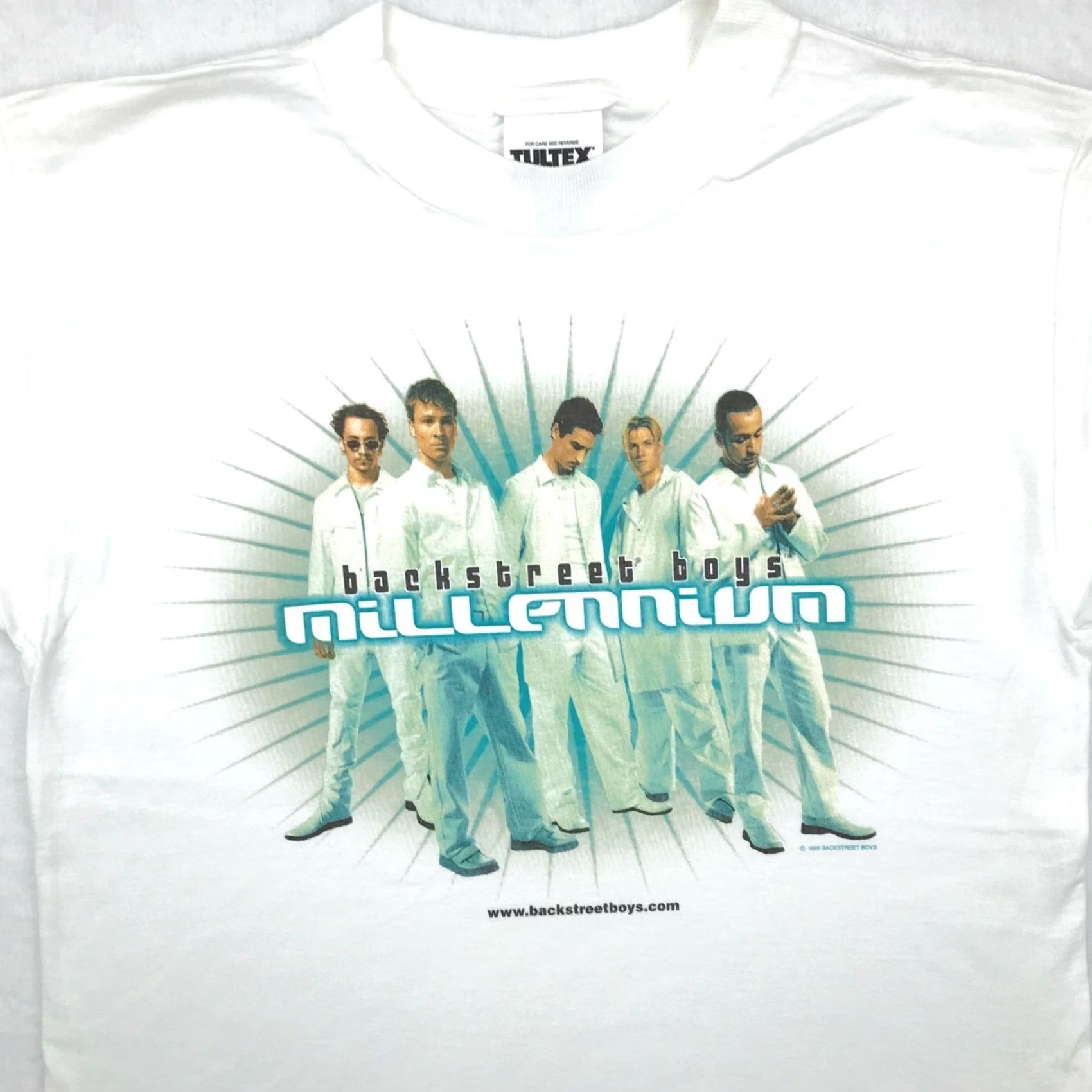 Tultex VINTAGE Backstreet Boys Millennium CONCERT T-Shirt S White Tultex Mens|Womens tees Size US S / EU 44-46 / 1 - 3 Thumbnail