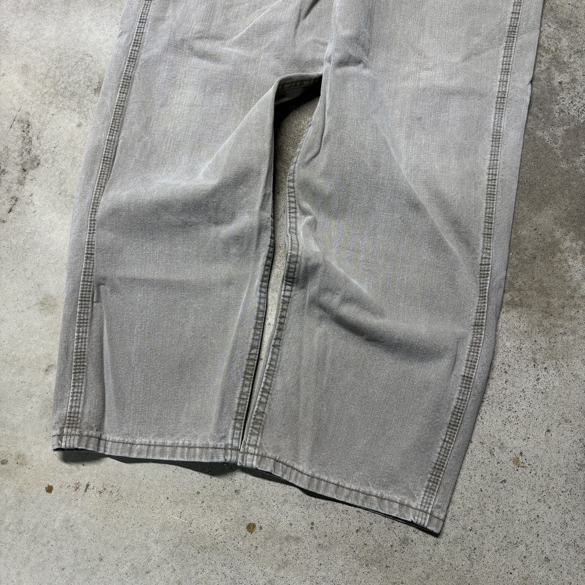 Vintage Thrashed Faded Distressed Lee Dungarees Pants ERD Grunge Size US 34 / EU 50 - 8 Thumbnail