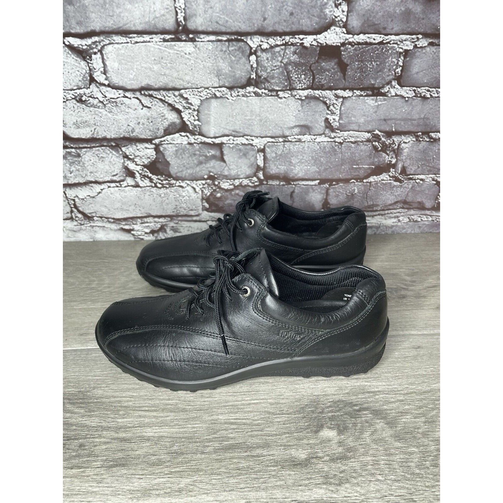 BOTTER Hotter Black Leather Lace Up Casual Comfort Shoes Women Sz 7 Size US 7 / IT 37 - 6 Thumbnail