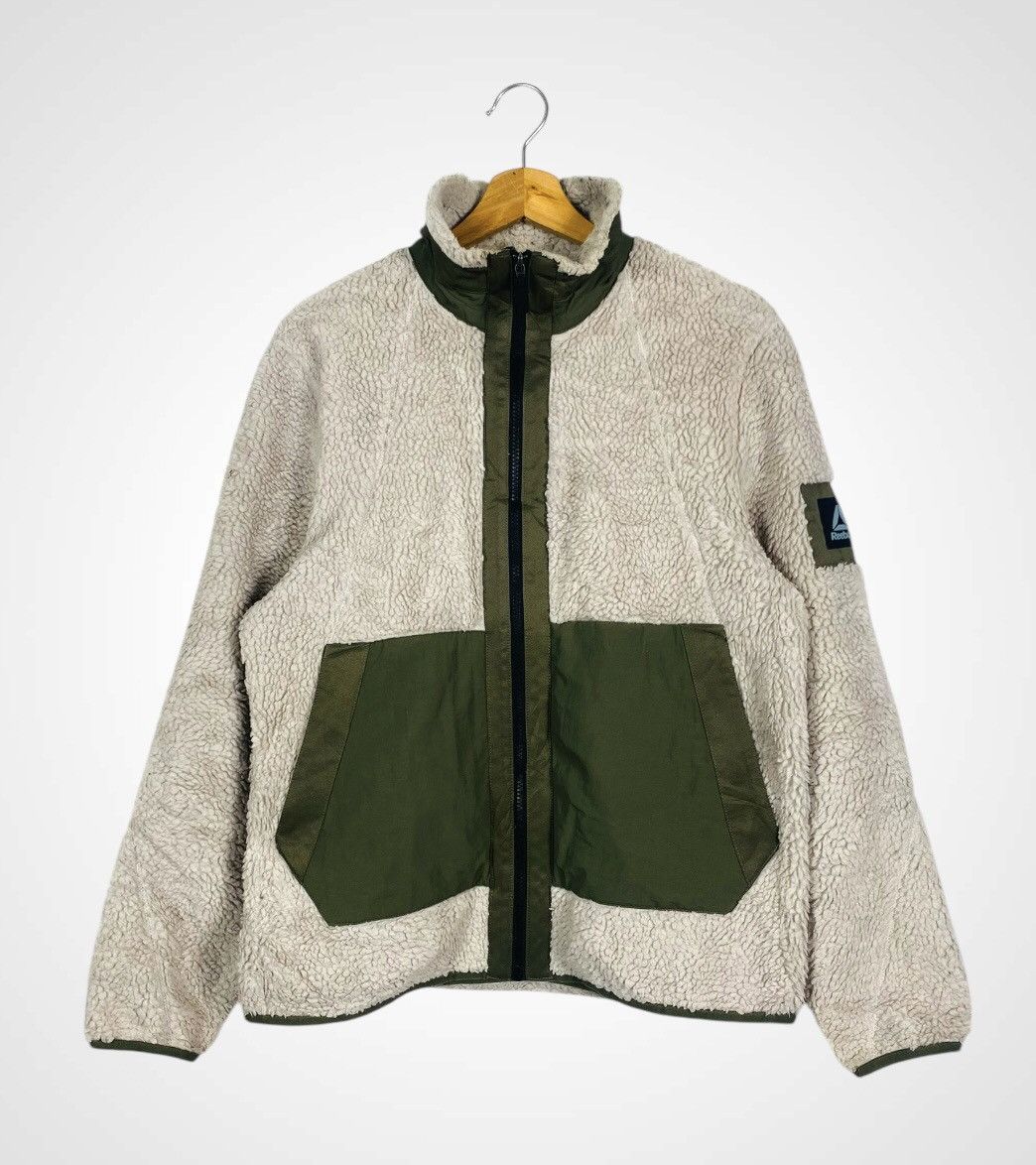 Reebok A12 - 🇯🇵 Reebok Zipper Fleece Size US L / EU 52-54 / 3 - 2 Thumbnail
