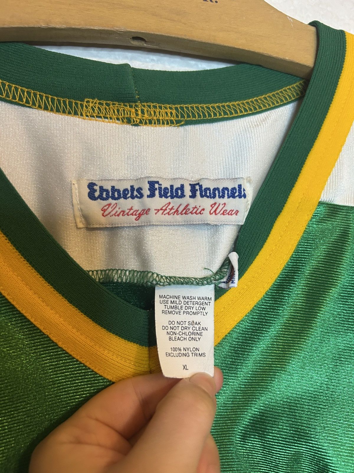 Ebbets Field Flannels VINTAGE 60s Minnesota North Stars Ebbets Field Hockey Jersey Size US XL / EU 56 / 4 - 3 Thumbnail