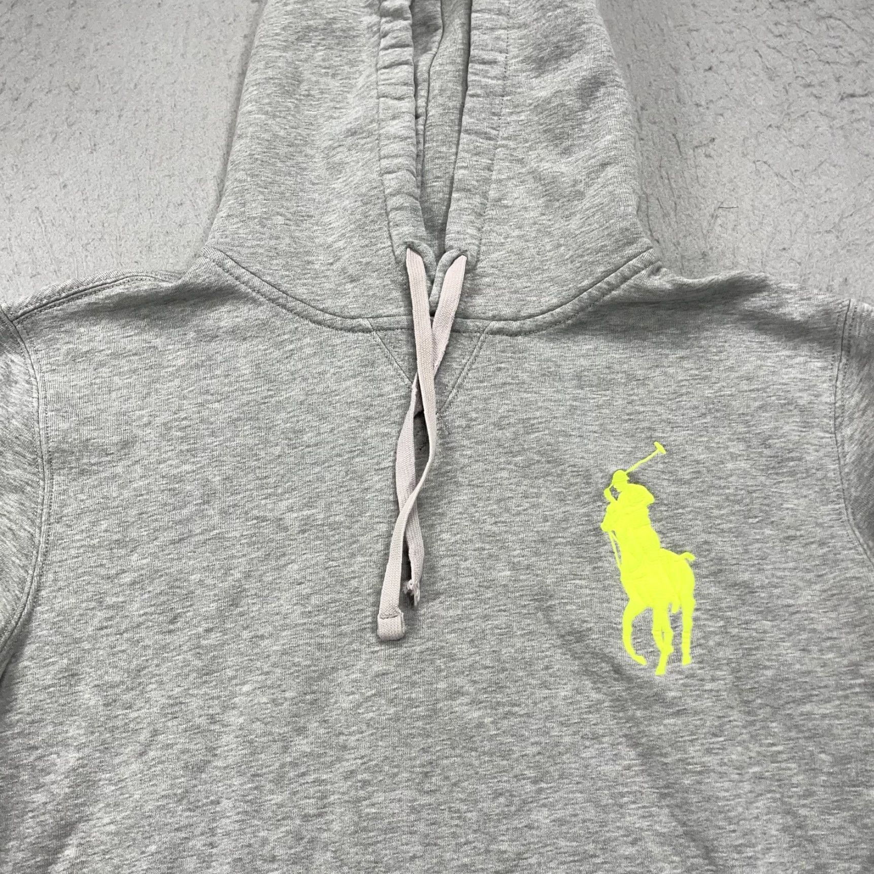 Polo Ralph Lauren Polo Ralph Lauren Hoodie Mens Medium Gray Big Pony 3 Logo Fleece Sweatshirt Prep Size US M / EU 48-50 / 2 - 2 Thumbnail