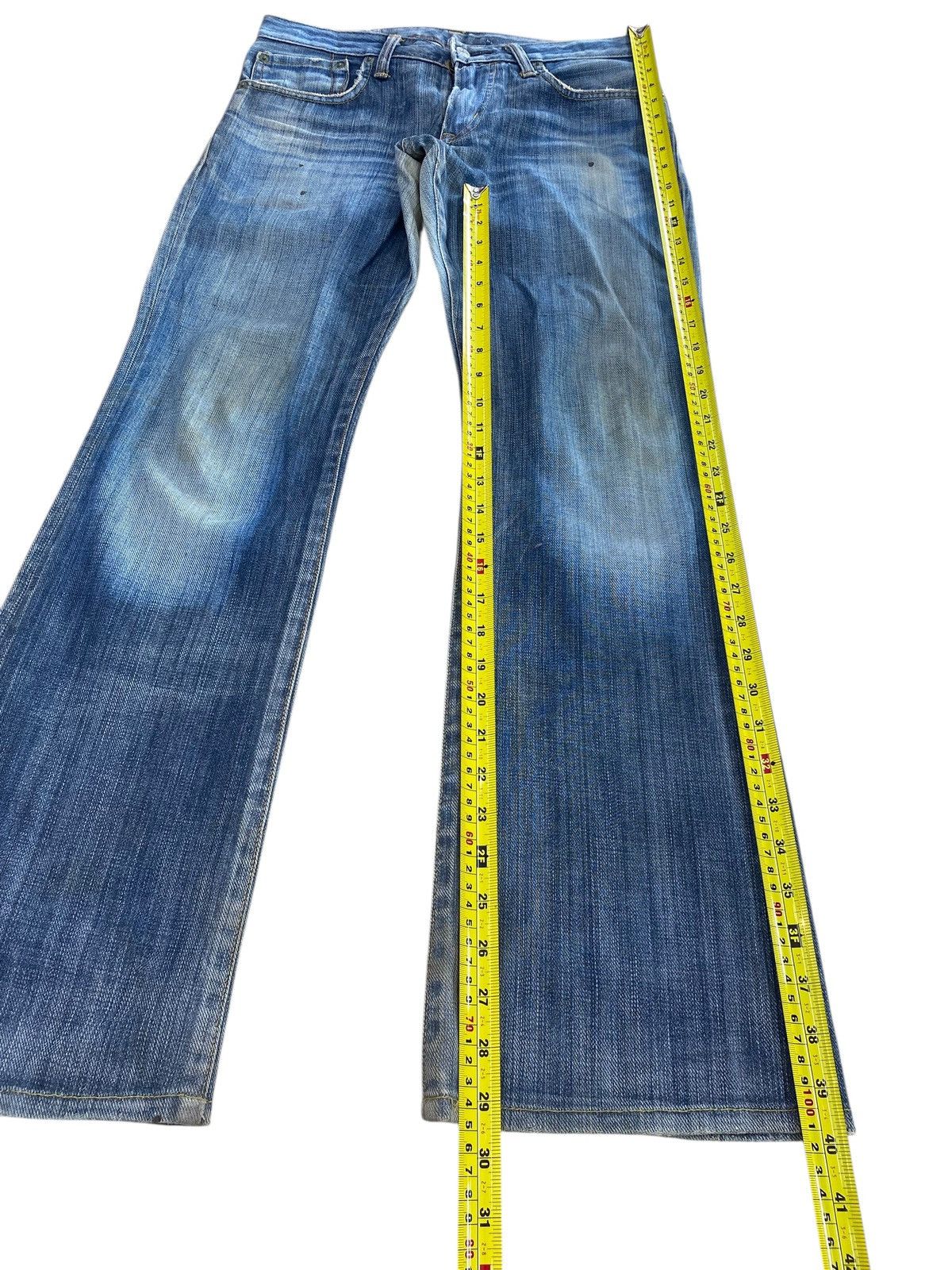 Edwin Edwin Faded Wash Style Wide Flare Jeans Size US 31 - 6 Thumbnail