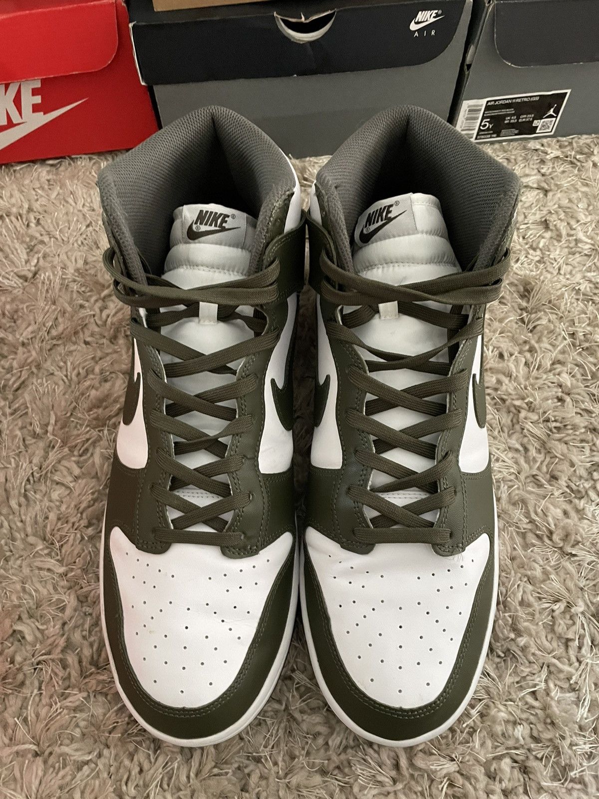 Nike Nike Dunk High Cargo Khaki Size US 14 / EU 47 - 5 Thumbnail