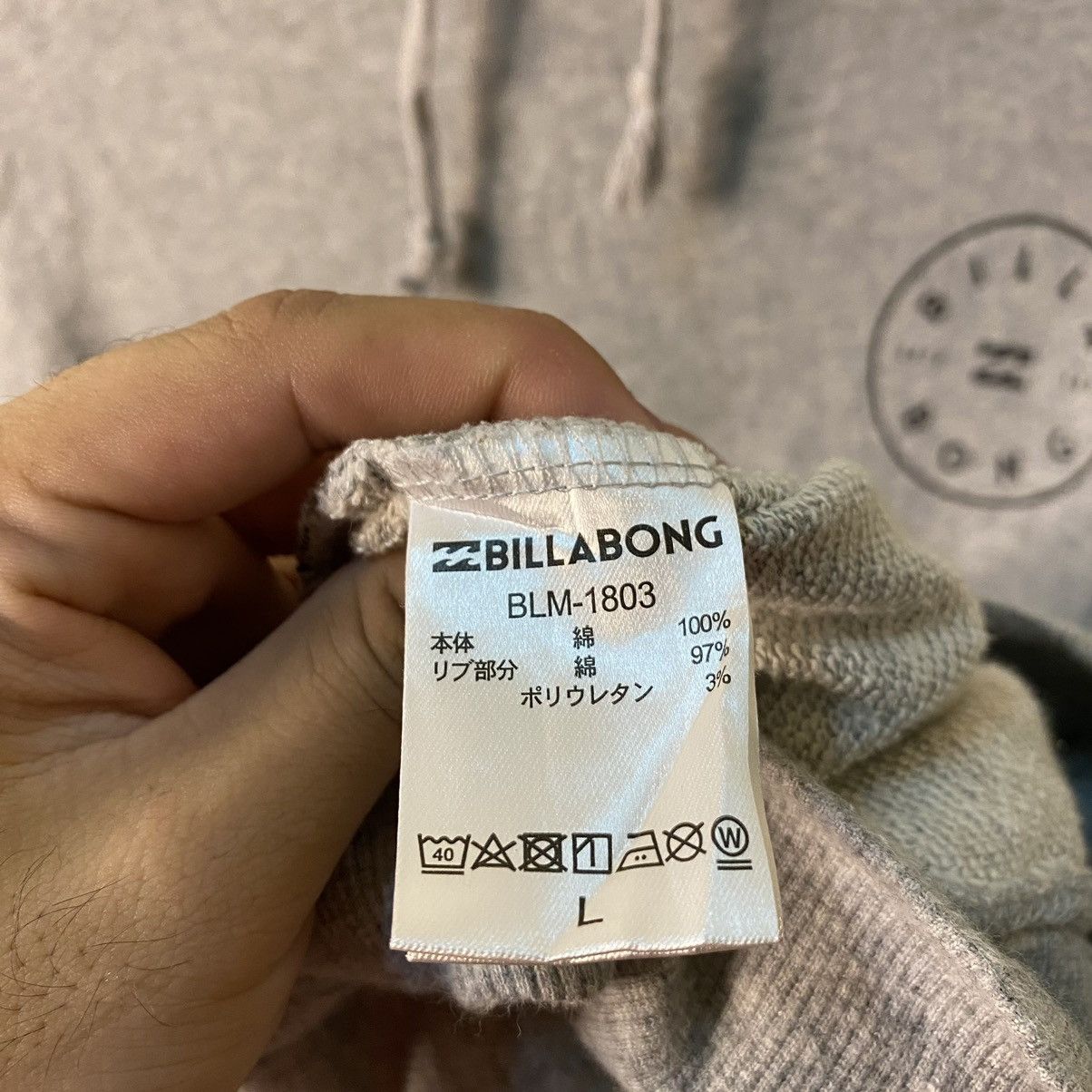 Billabong × Vintage Vintage Y2K Billabong Big Logo Backhit Pullover Hoodie Size US L / EU 52-54 / 3 - 4 Thumbnail
