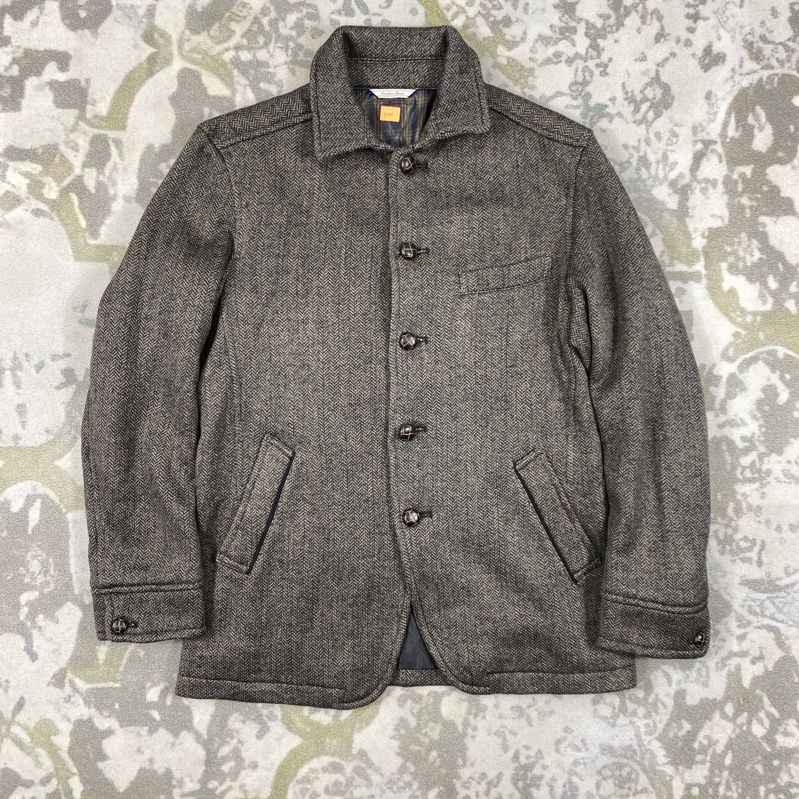 image of Vintage Golden Bear Coat Jacket - J137, Men's (Size Medium)