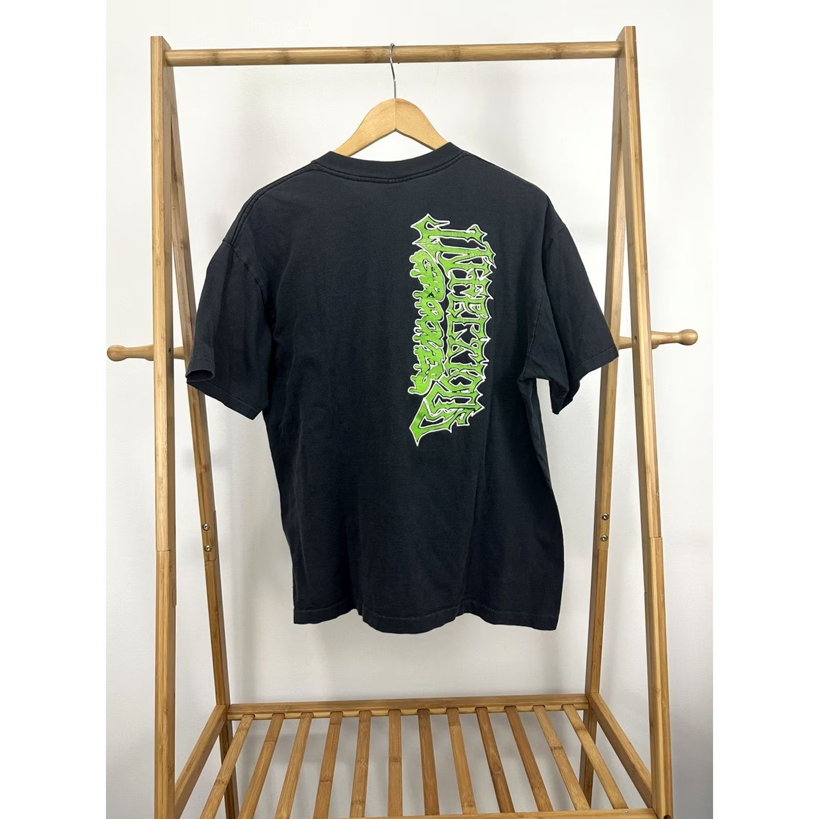 Vintage VINTAGE 90s Infectious Grooves The Plague That Makes Your Booty Move Band T-Shirt XL Black Mens Size US XL / EU 56 / 4 - 2 Thumbnail